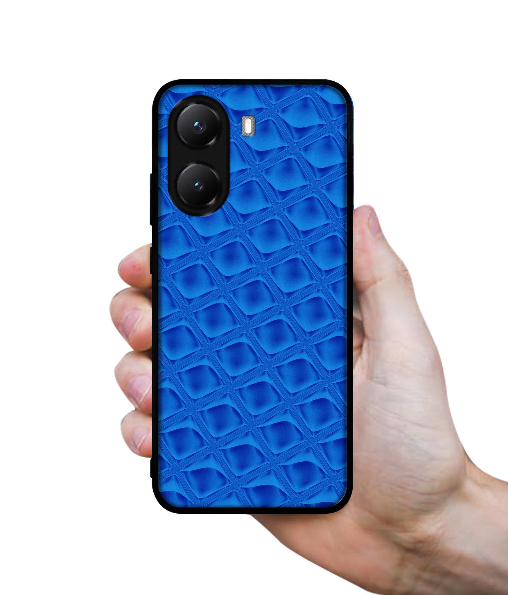 Blue Diamond Designer 2D Printed Back Case Cover for Poco X7 Pro 5G