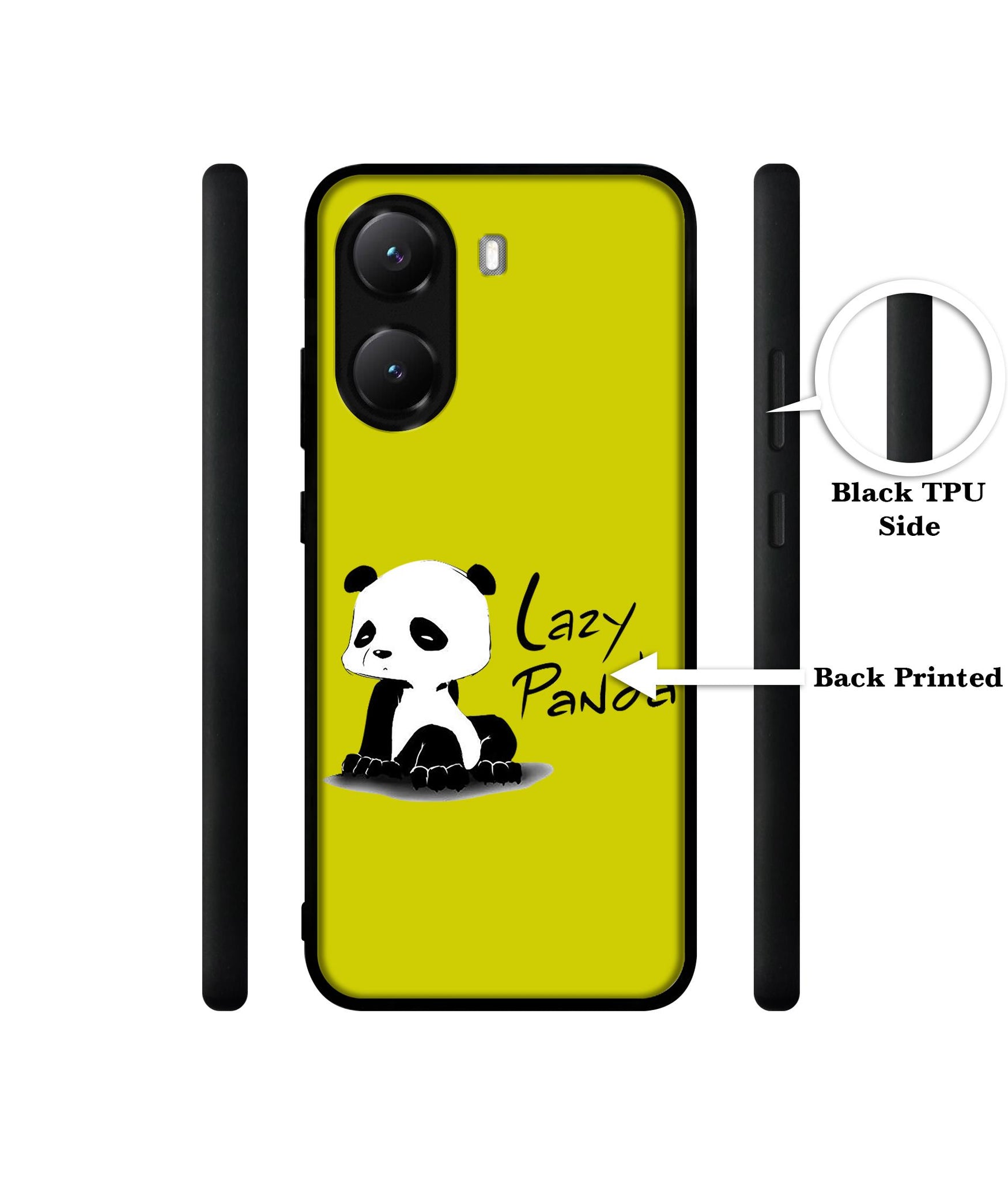 Lazy Panda Designer 2D Printed Back Case Cover for Poco X7 Pro 5G
