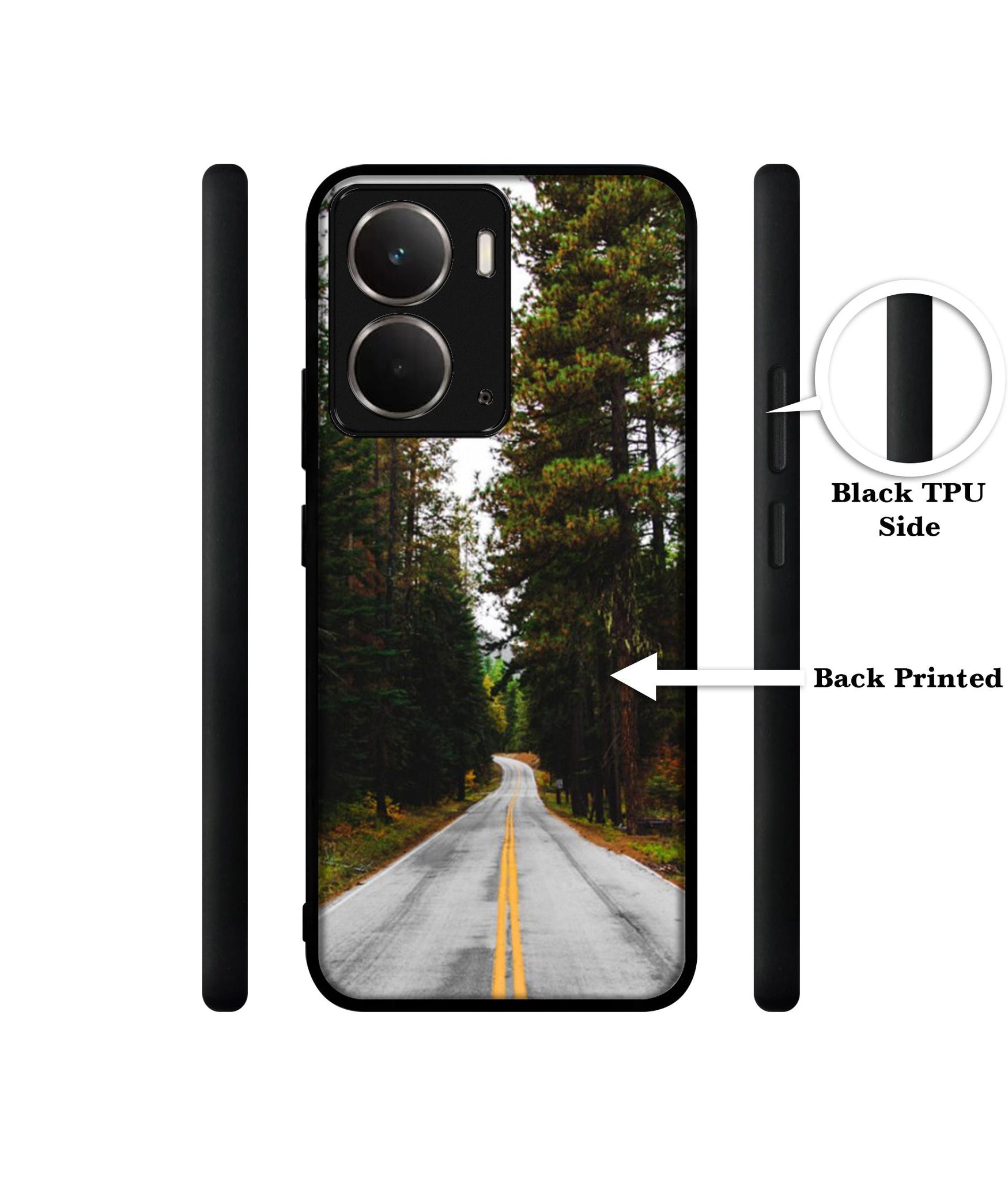 Road Photo Designer 2D Printed Back Case Cover for Realme P3 5G / Realme Neo7x 5G