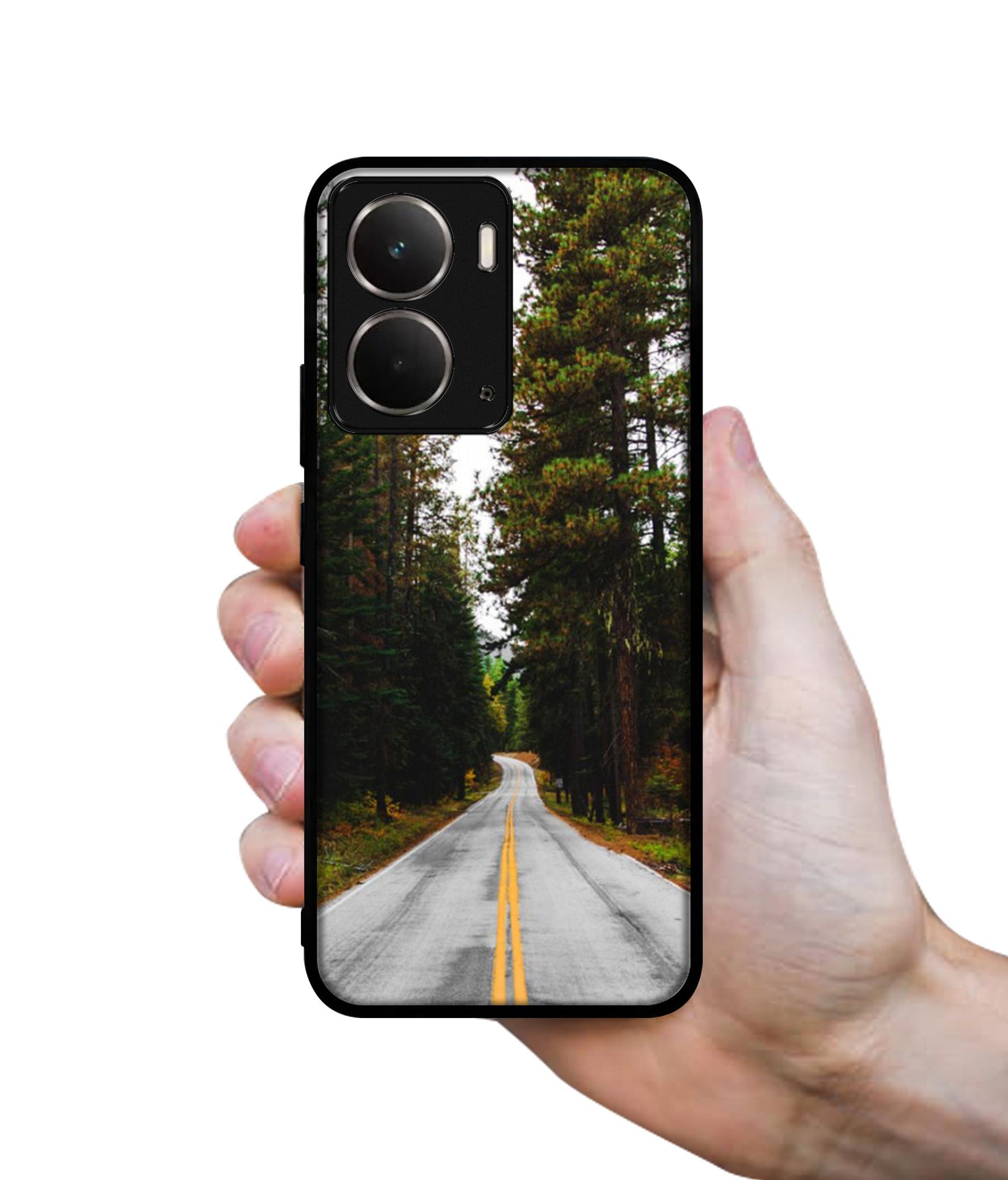 Road Photo Designer 2D Printed Back Case Cover for Realme P3 5G / Realme Neo7x 5G