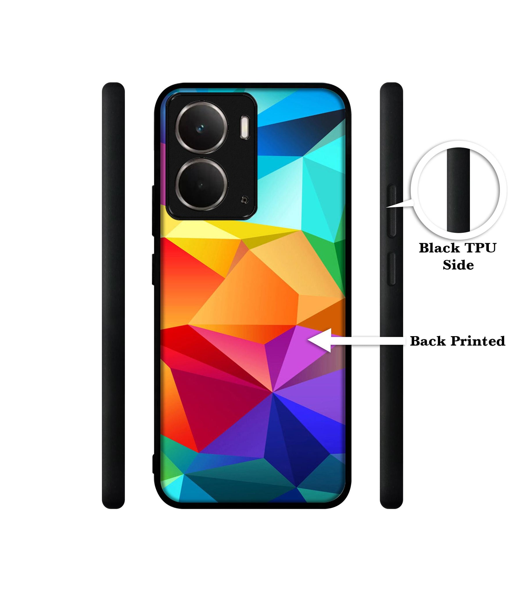 Colorful Pattern Designer 2D Printed Back Case Cover for Realme P3 5G / Realme Neo7x 5G