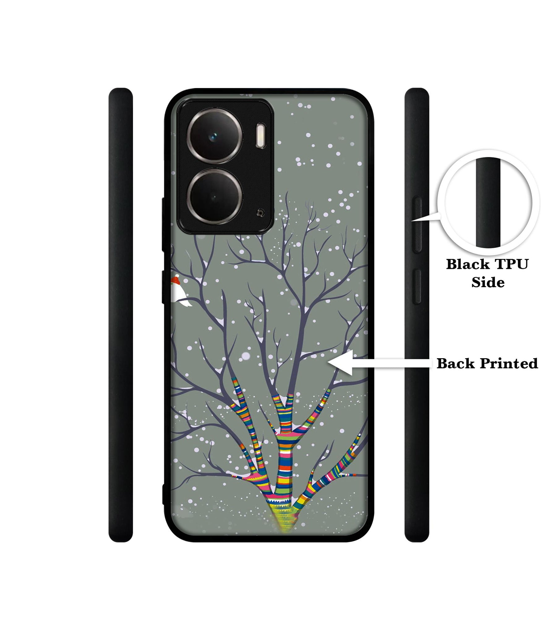 Winter Pattern Print Designer 2D Printed Back Case Cover for Realme P3 5G / Realme Neo7x 5G