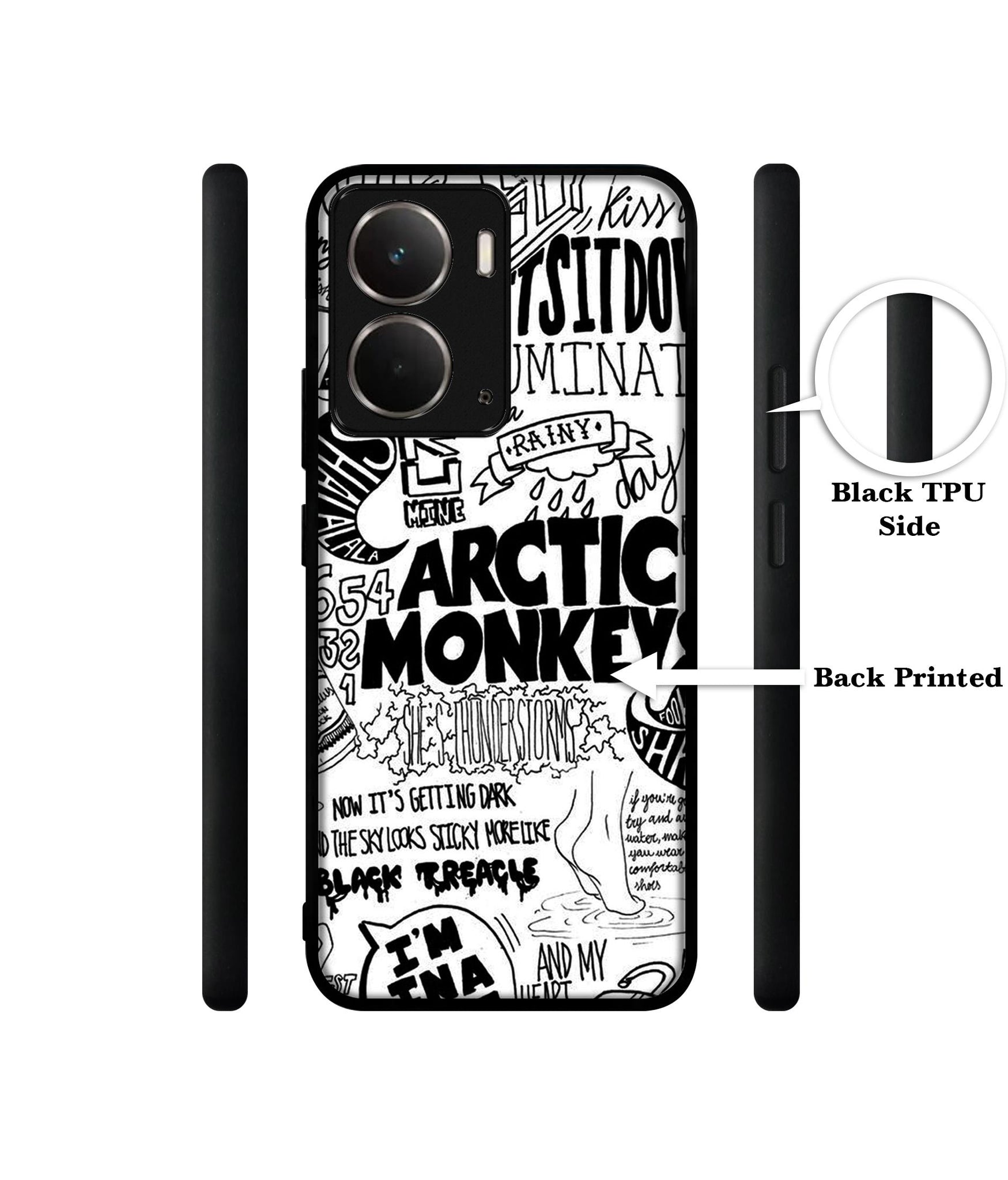Arctic Monkeys Pattern Designer 2D Printed Back Case Cover for Realme P3 5G / Realme Neo7x 5G