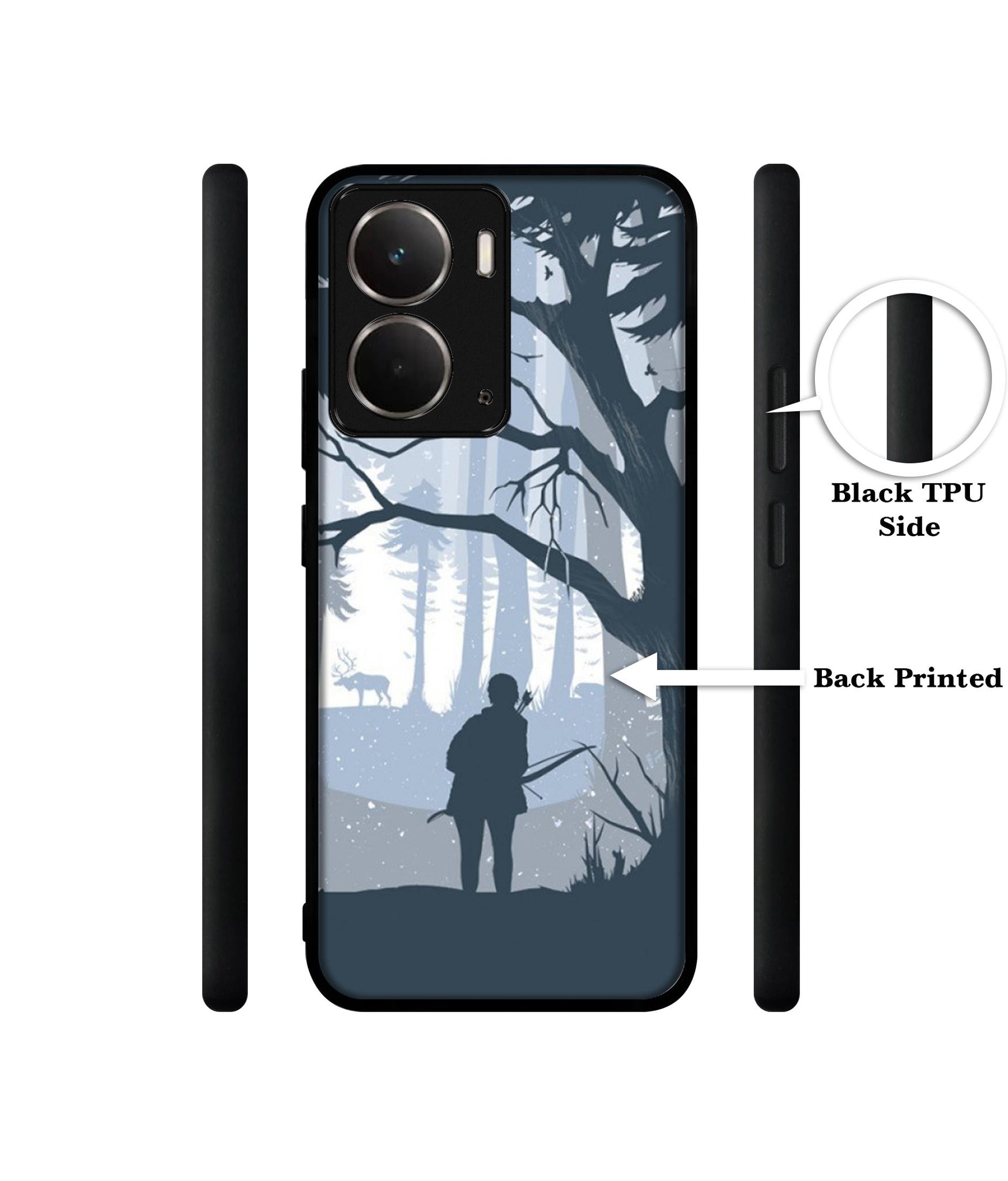 Hunter Designer 2D Printed Back Case Cover for Realme P3 5G / Realme Neo7x 5G
