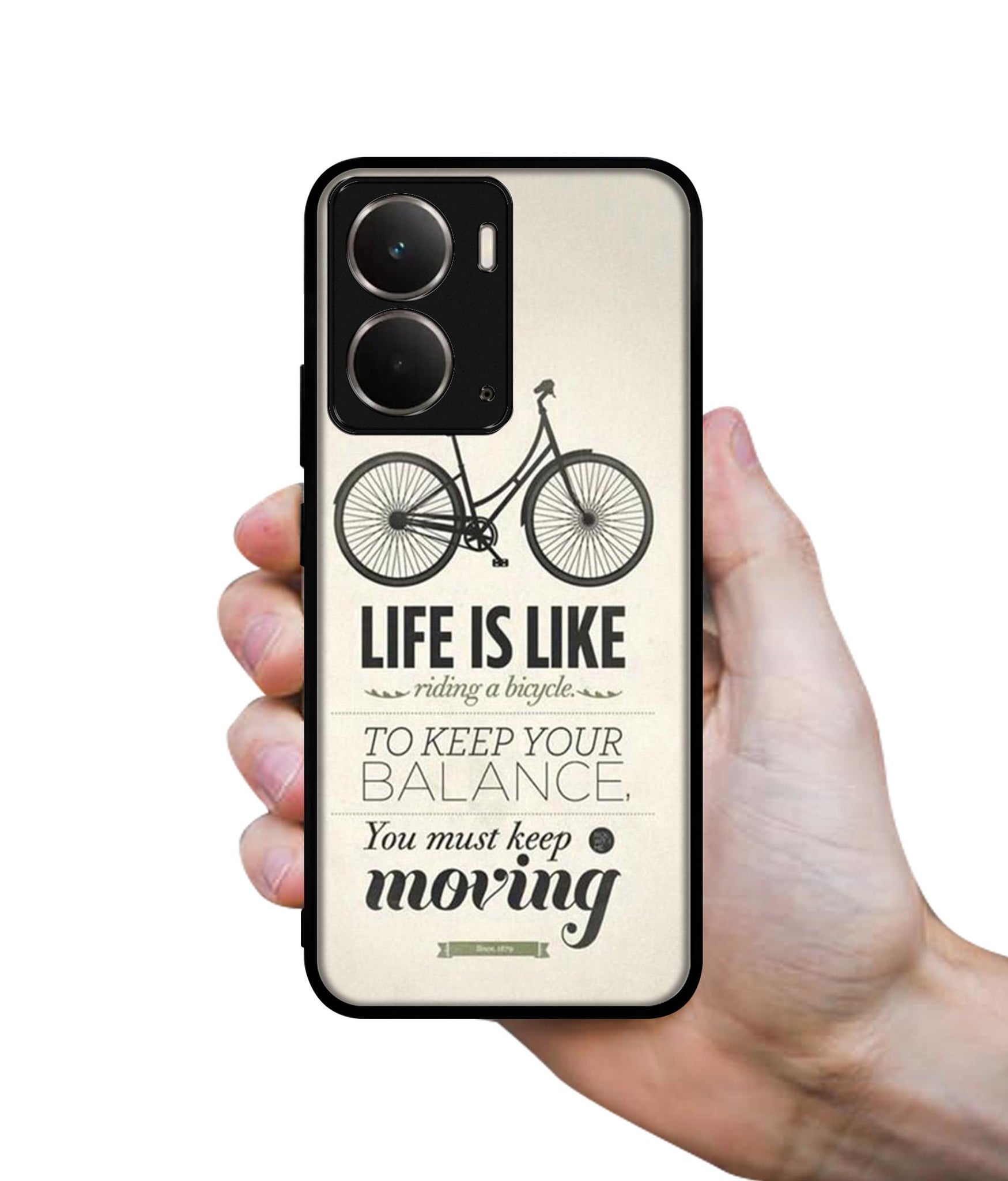Life is Like Moving Designer 2D Printed Back Case Cover for Realme P3 5G / Realme Neo7x 5G
