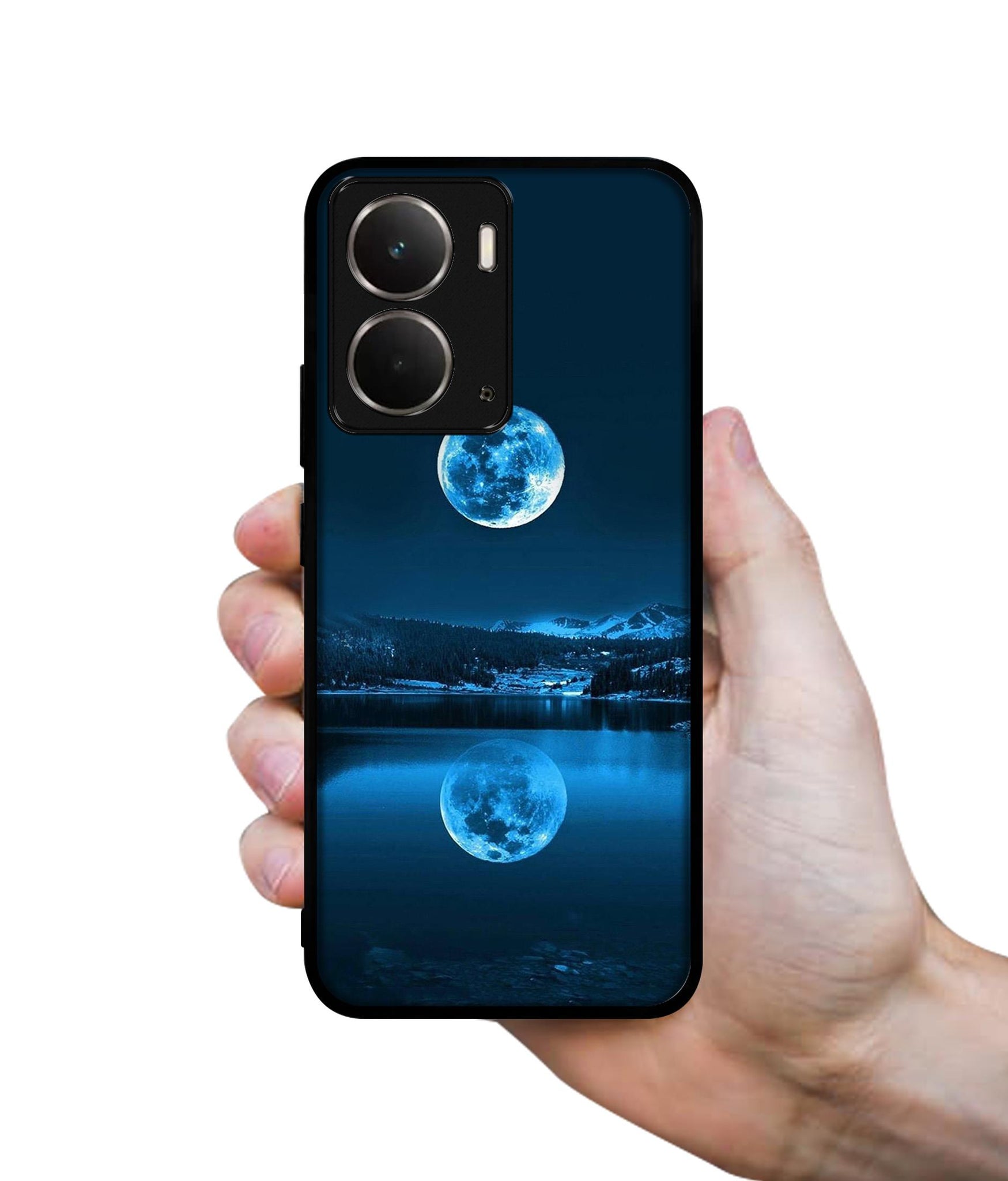 Moon Pattern Print Designer 2D Printed Back Case Cover for Realme P3 5G / Realme Neo7x 5G