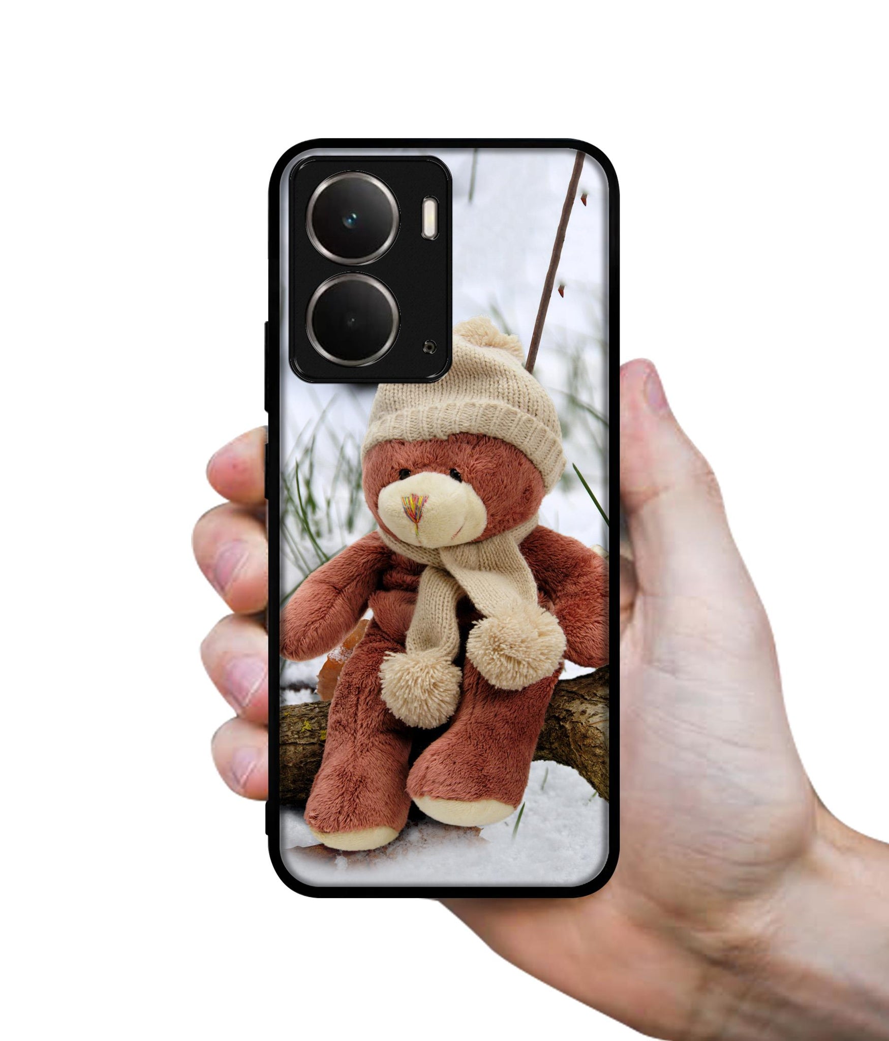 Woolen Bear Designer 2D Printed Back Case Cover for Realme P3 5G / Realme Neo7x 5G