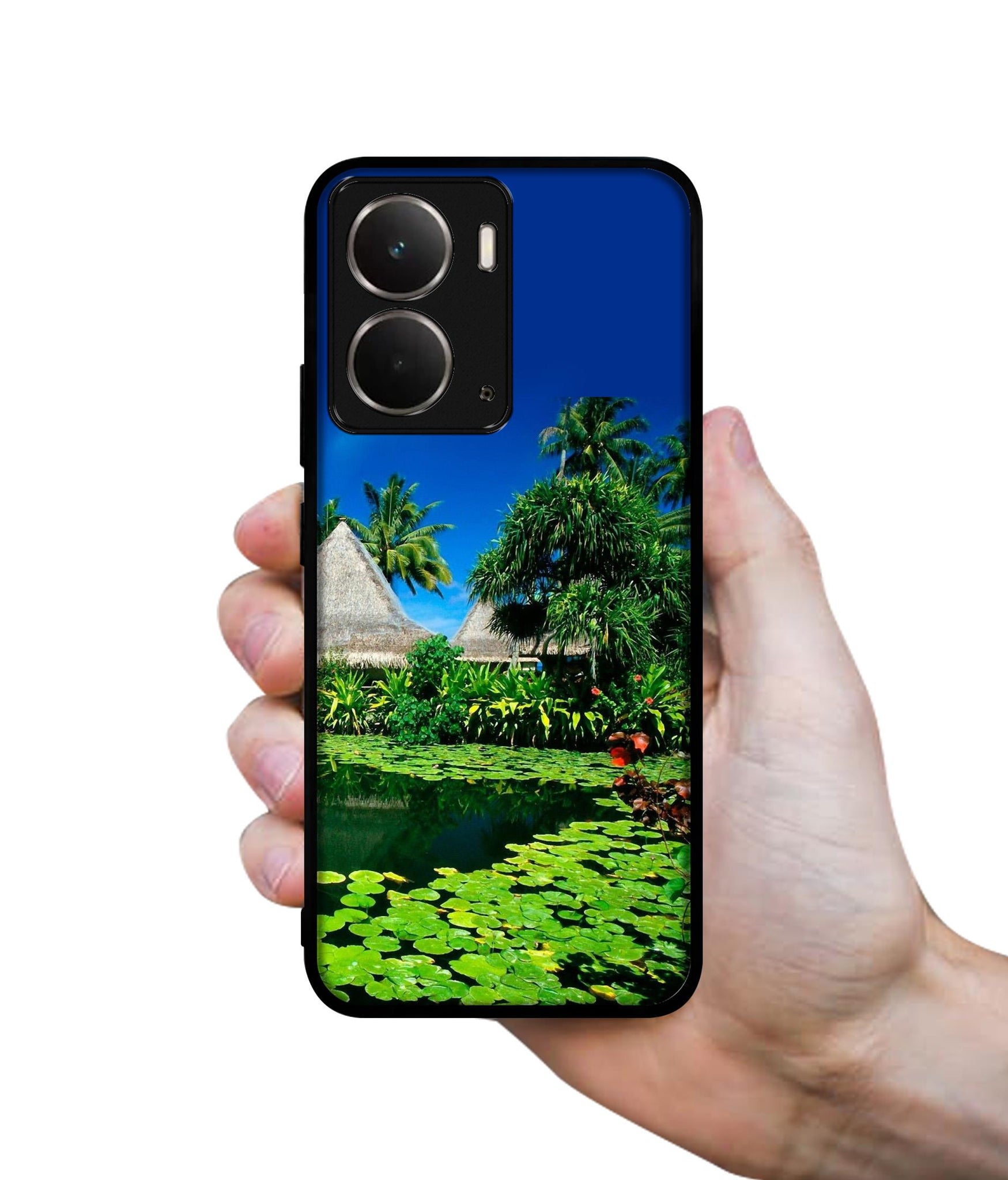 Tropics Water Designer 2D Printed Back Case Cover for Realme P3 5G / Realme Neo7x 5G