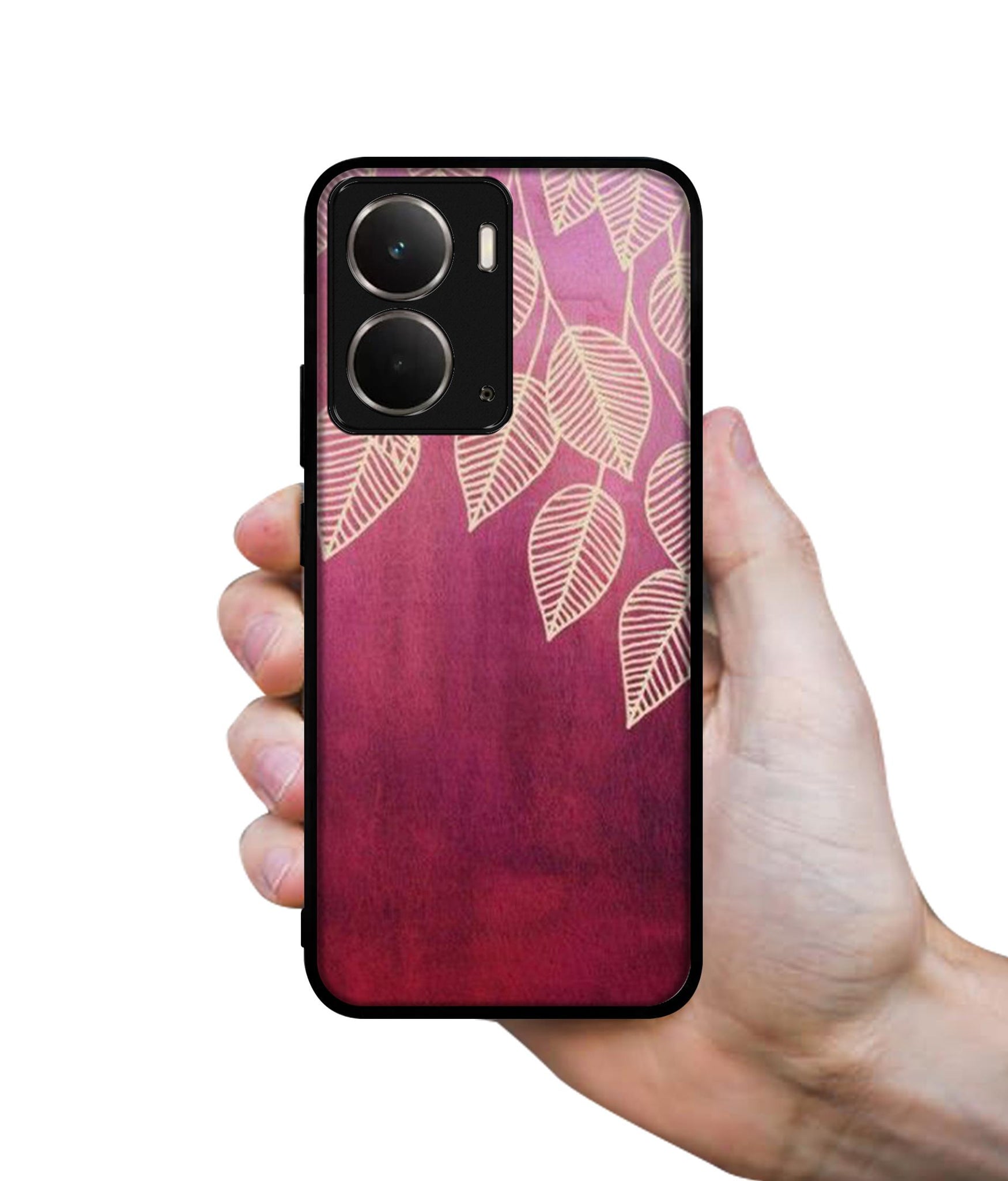 Leaf Pattern Designer 2D Printed Back Case Cover for Realme P3 5G / Realme Neo7x 5G