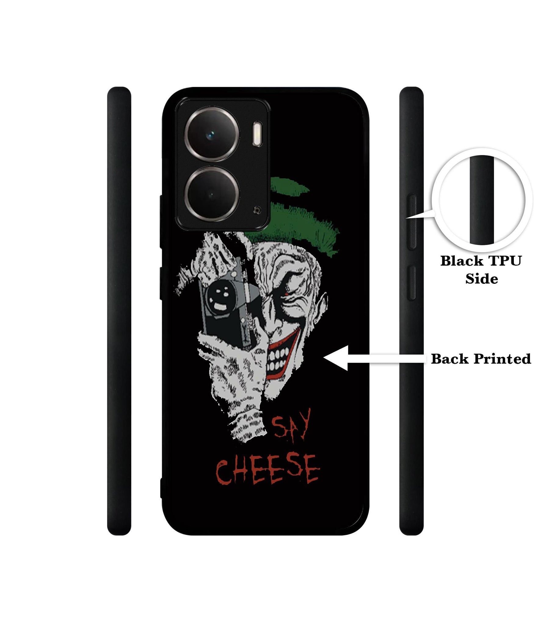 Joker Say Cheese Designer 2D Printed Back Case Cover for Realme P3 5G / Realme Neo7x 5G