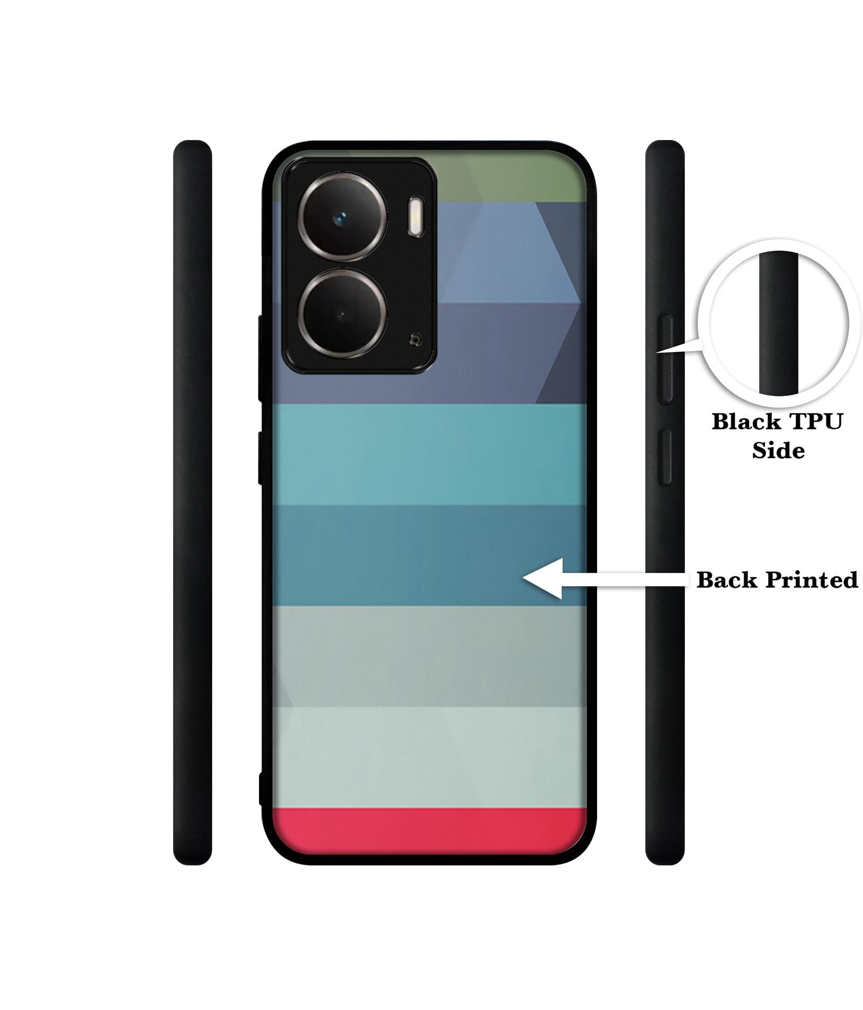 Colorful Lines Designer 2D Printed Back Case Cover for Realme P3 5G / Realme Neo7x 5G