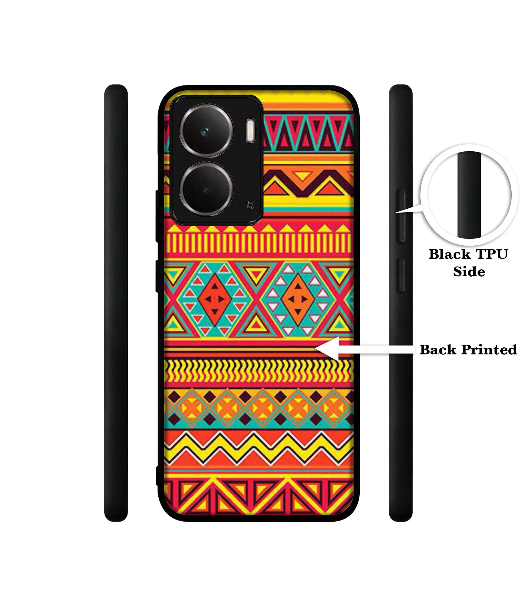 Artistic Rangoli Designer 2D Printed Back Case Cover for Realme P3 5G / Realme Neo7x 5G