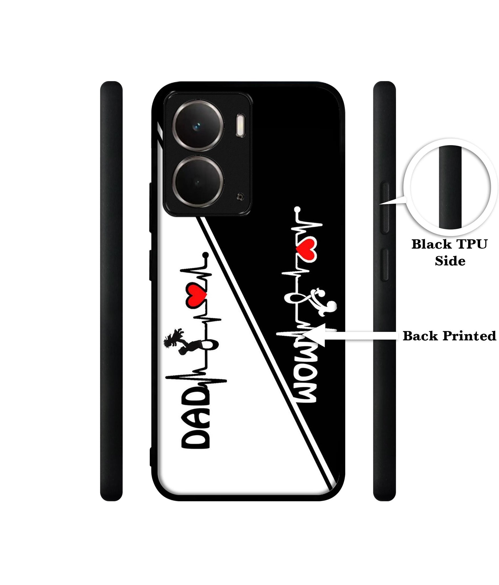 Mom and Dad Lover Designer 2D Printed Back Case Cover for Realme P3 5G / Realme Neo7x 5G