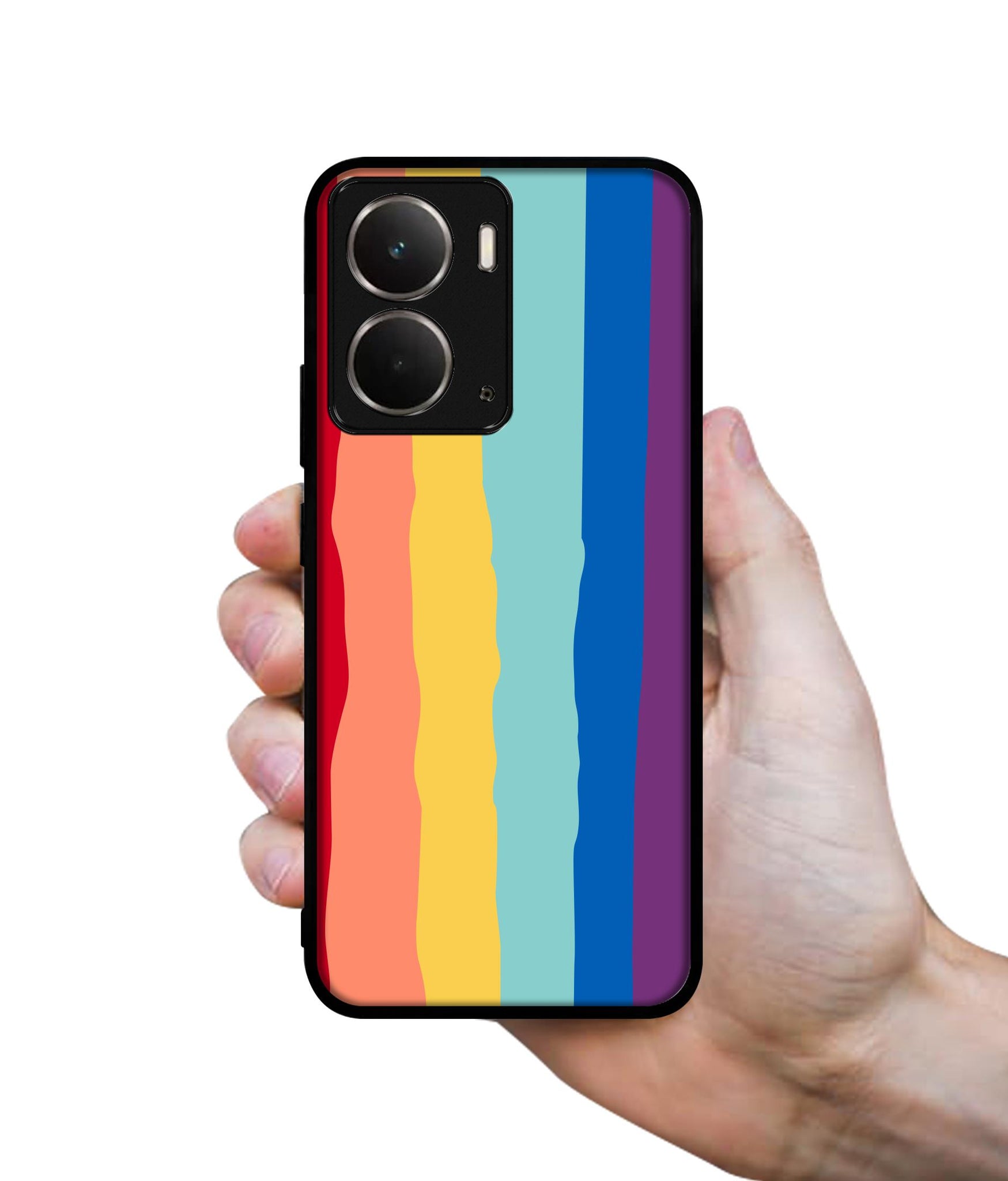 Rainbow Designer 2D Printed Back Case Cover for Realme P3 5G / Realme Neo7x 5G