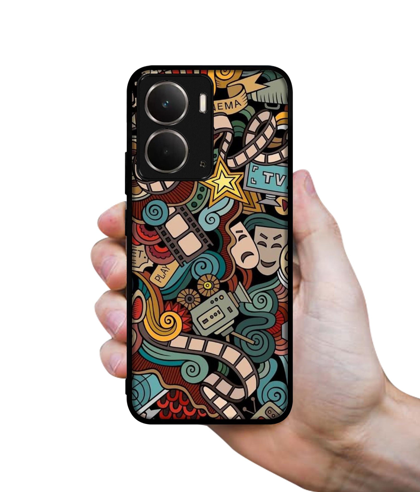 Movies Designer 2D Printed Back Case Cover for Realme P3 5G / Realme Neo7x 5G