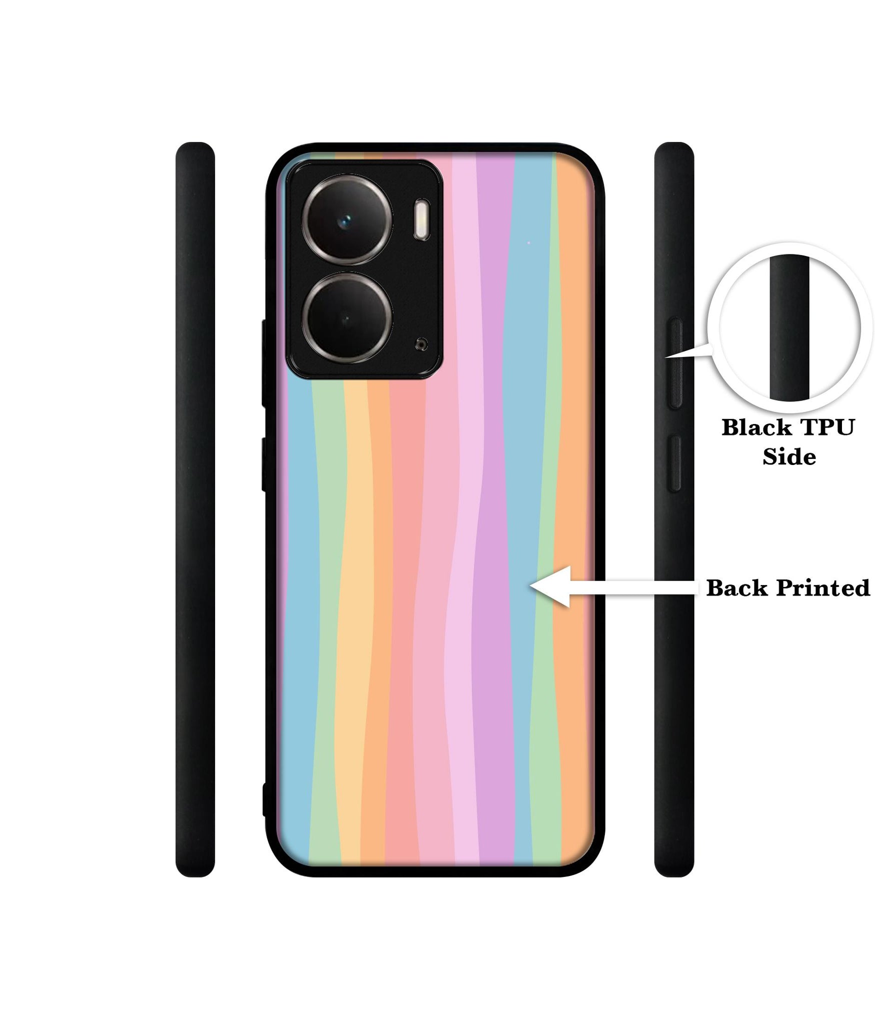 Cool Rainbow Designer 2D Printed Back Case Cover for Realme P3 5G / Realme Neo7x 5G
