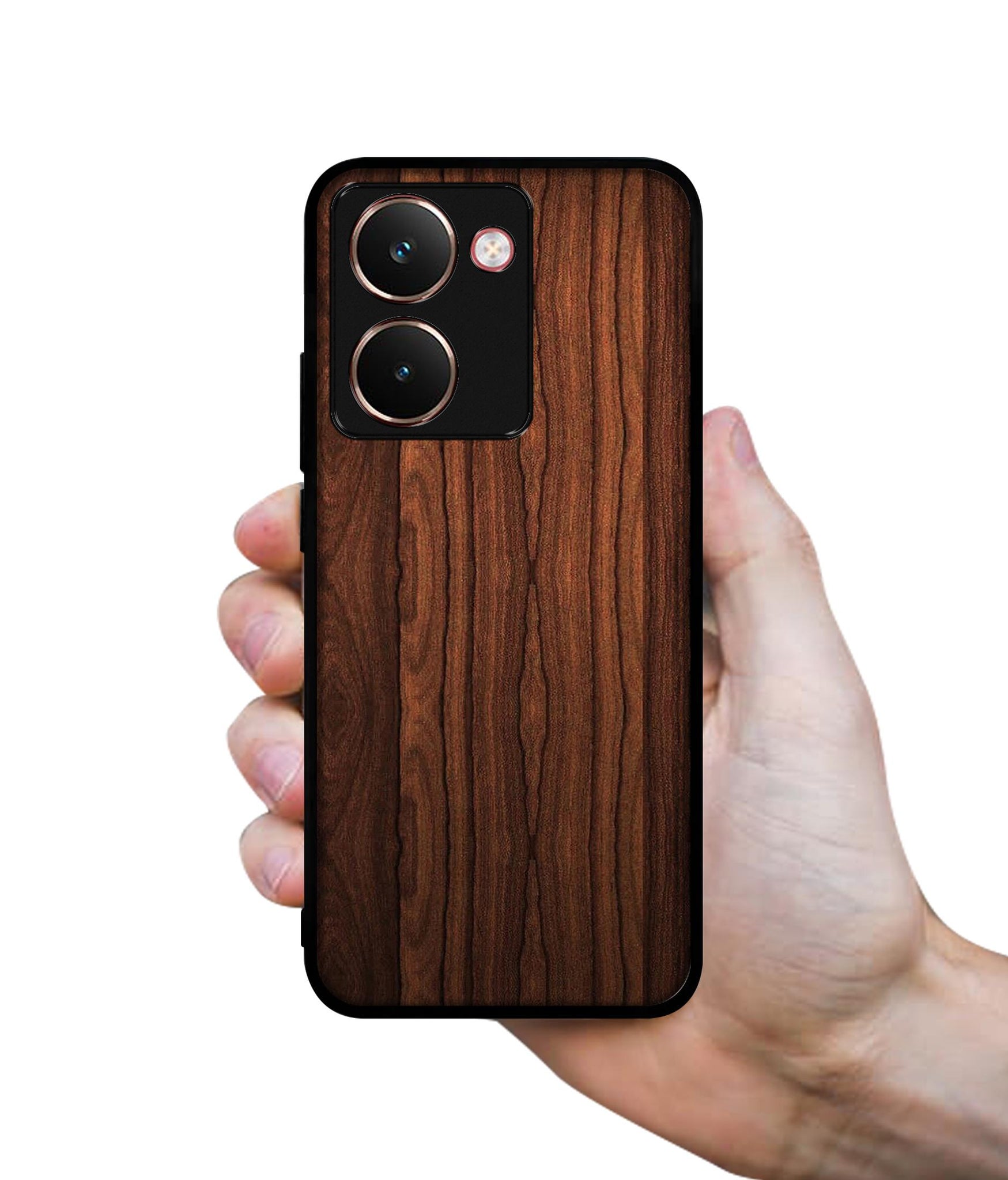 Brown Wooden Texture Designer 2D Printed Back Case Cover for Realme P3 Ultra 5G