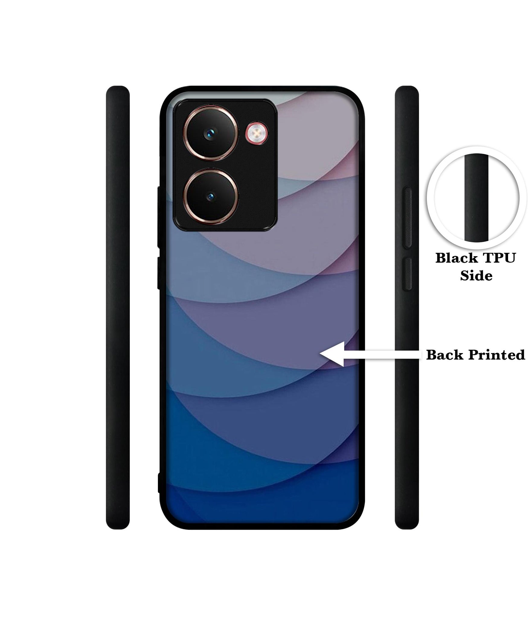 Waves Pattern Print Designer 2D Printed Back Case Cover for Realme P3 Ultra 5G