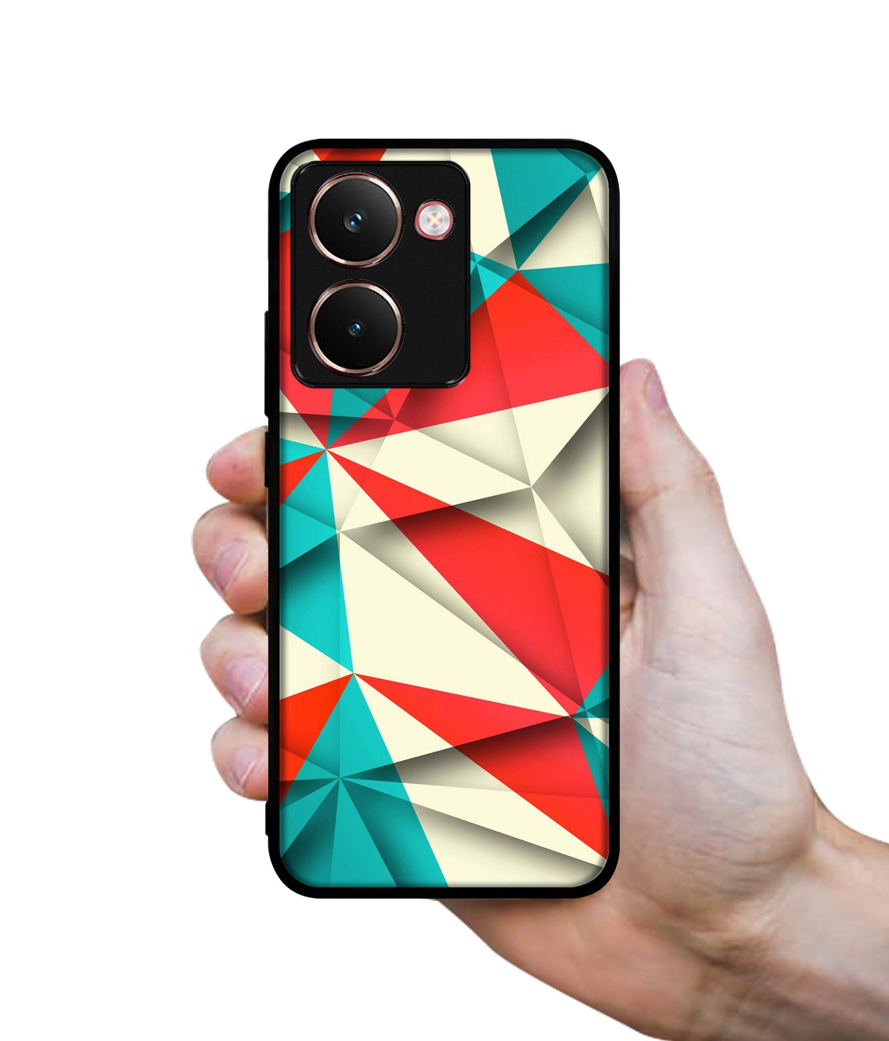 Red Blue White Pattern Designer 2D Printed Back Case Cover for Realme P3 Ultra 5G