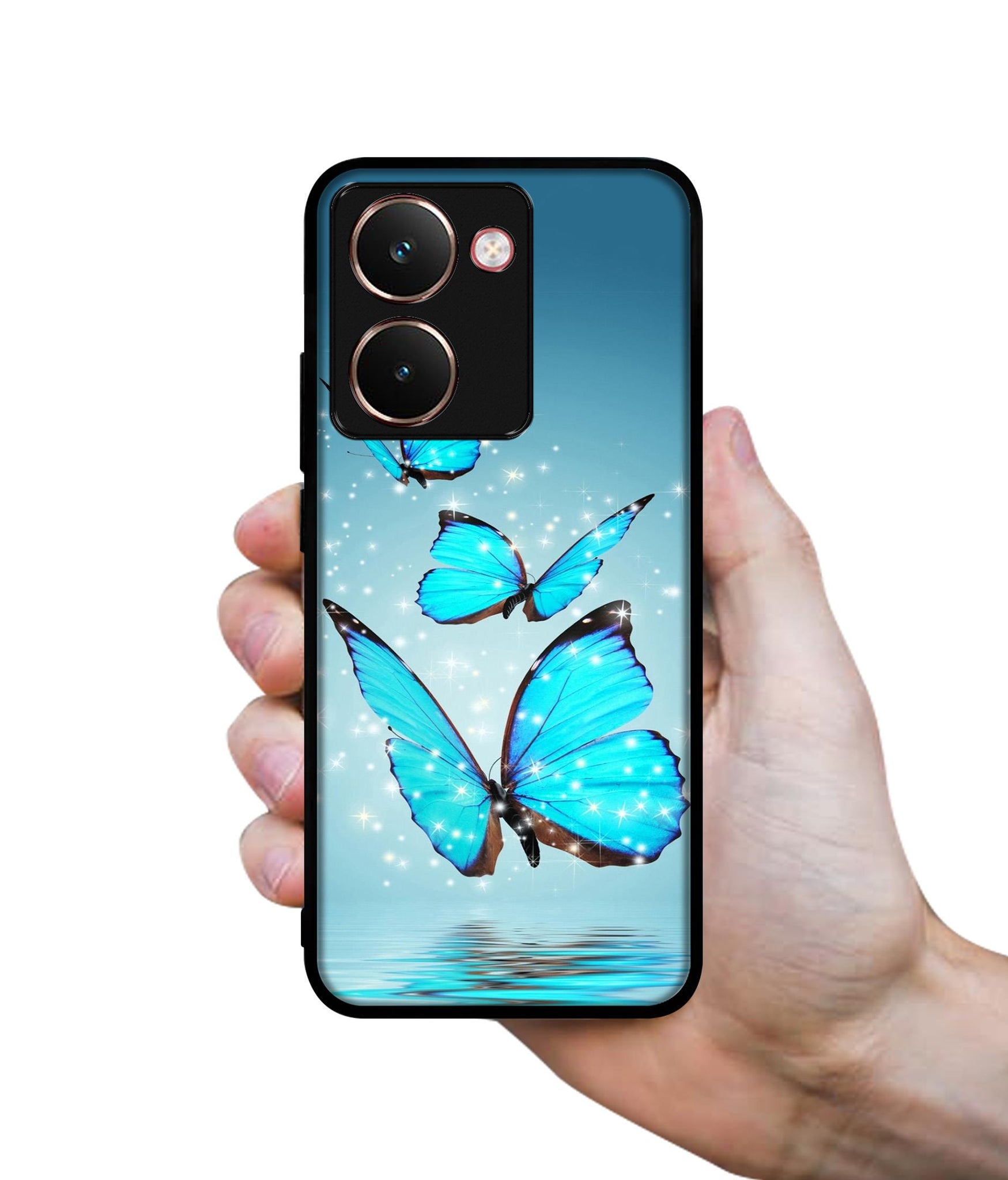 Flying Butterflies Designer 2D Printed Back Case Cover for Realme P3 Ultra 5G