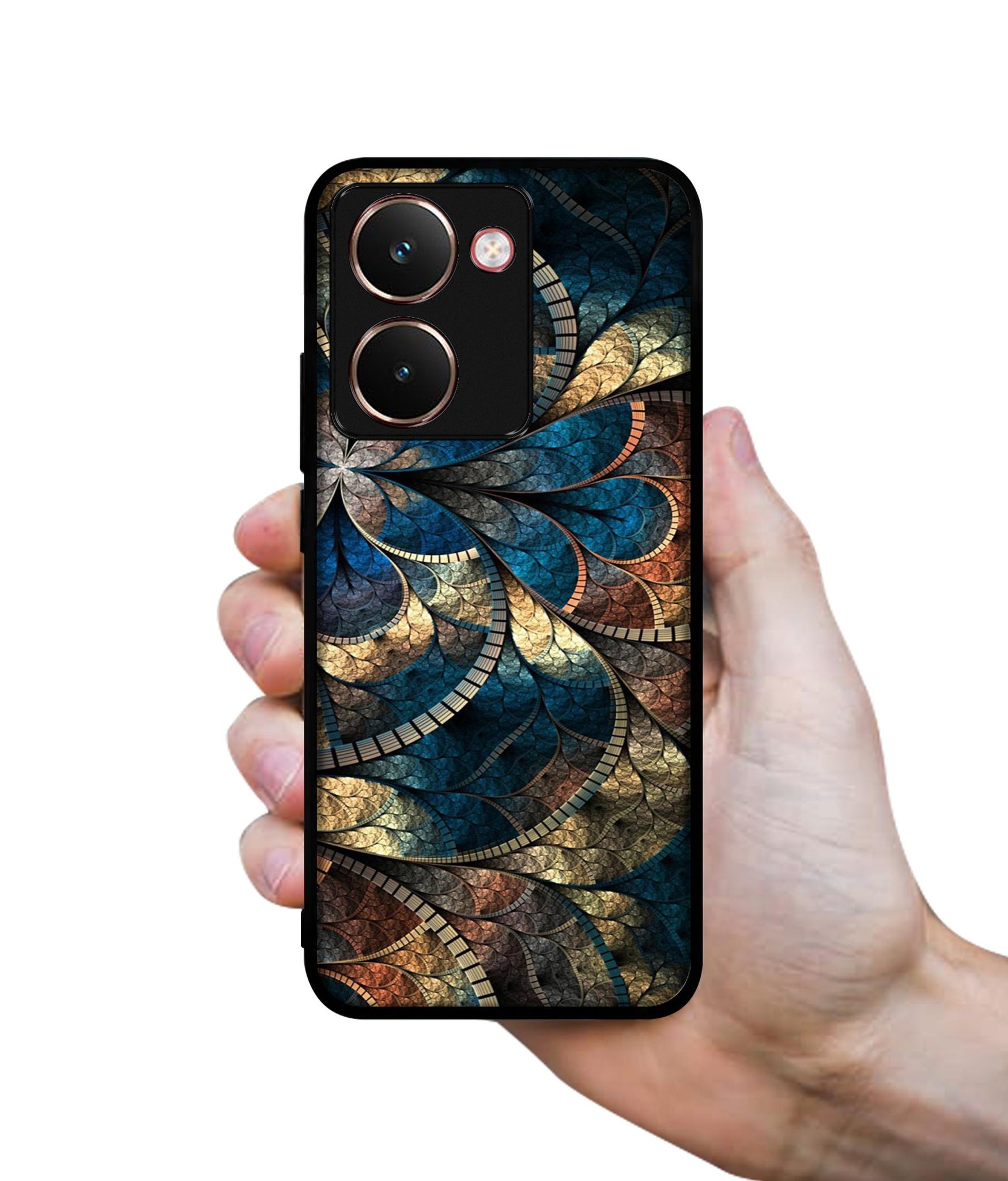Fractional Pattern Designer 2D Printed Back Case Cover for Realme P3 Ultra 5G