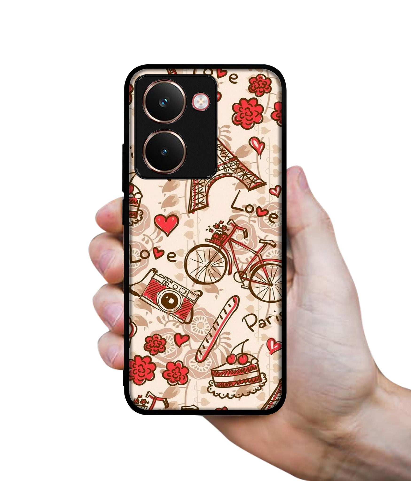 Vintage Paris Designer 2D Printed Back Case Cover for Realme P3 Ultra 5G