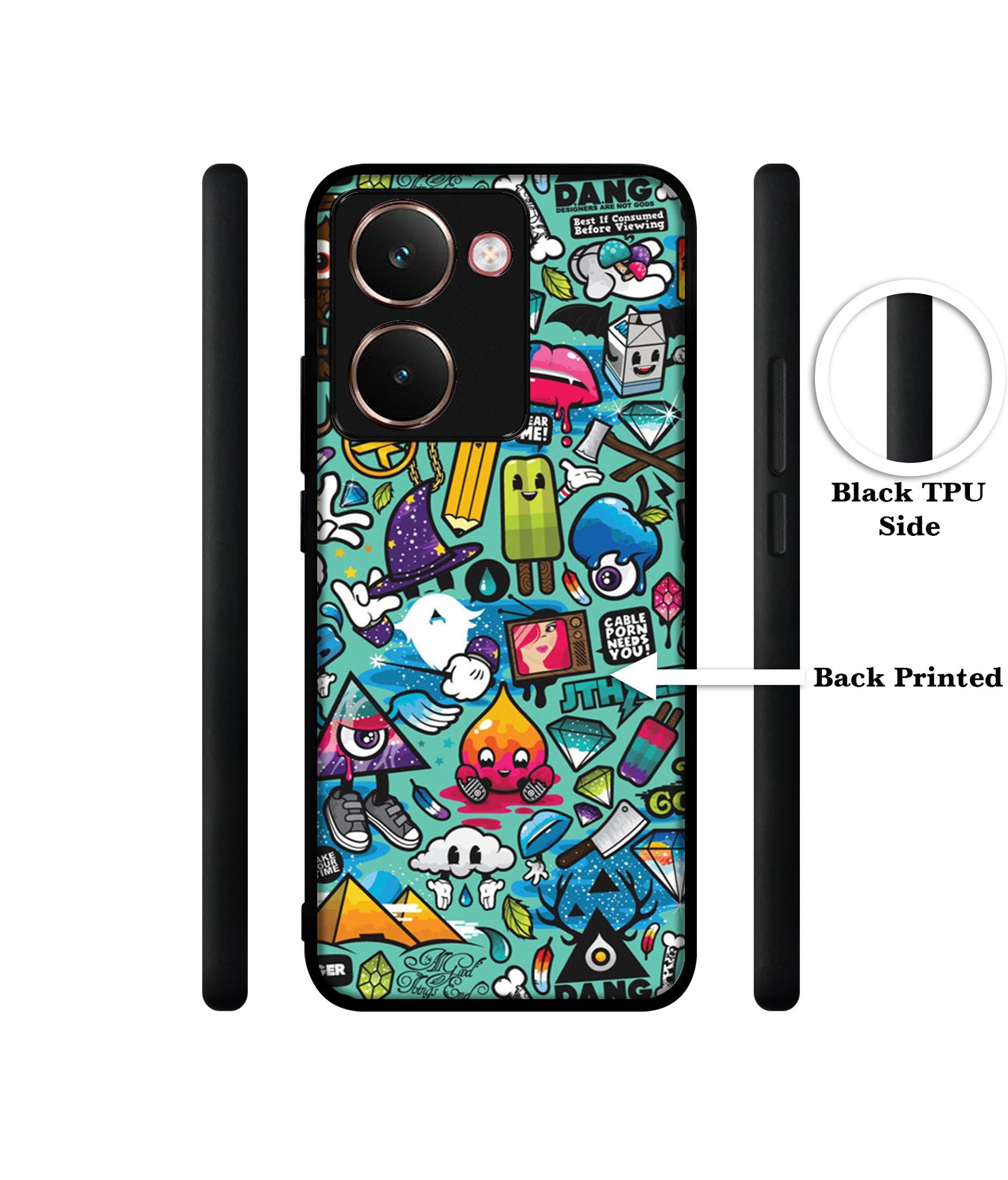 Crazy Designer 2D Printed Back Case Cover for Realme P3 Ultra 5G