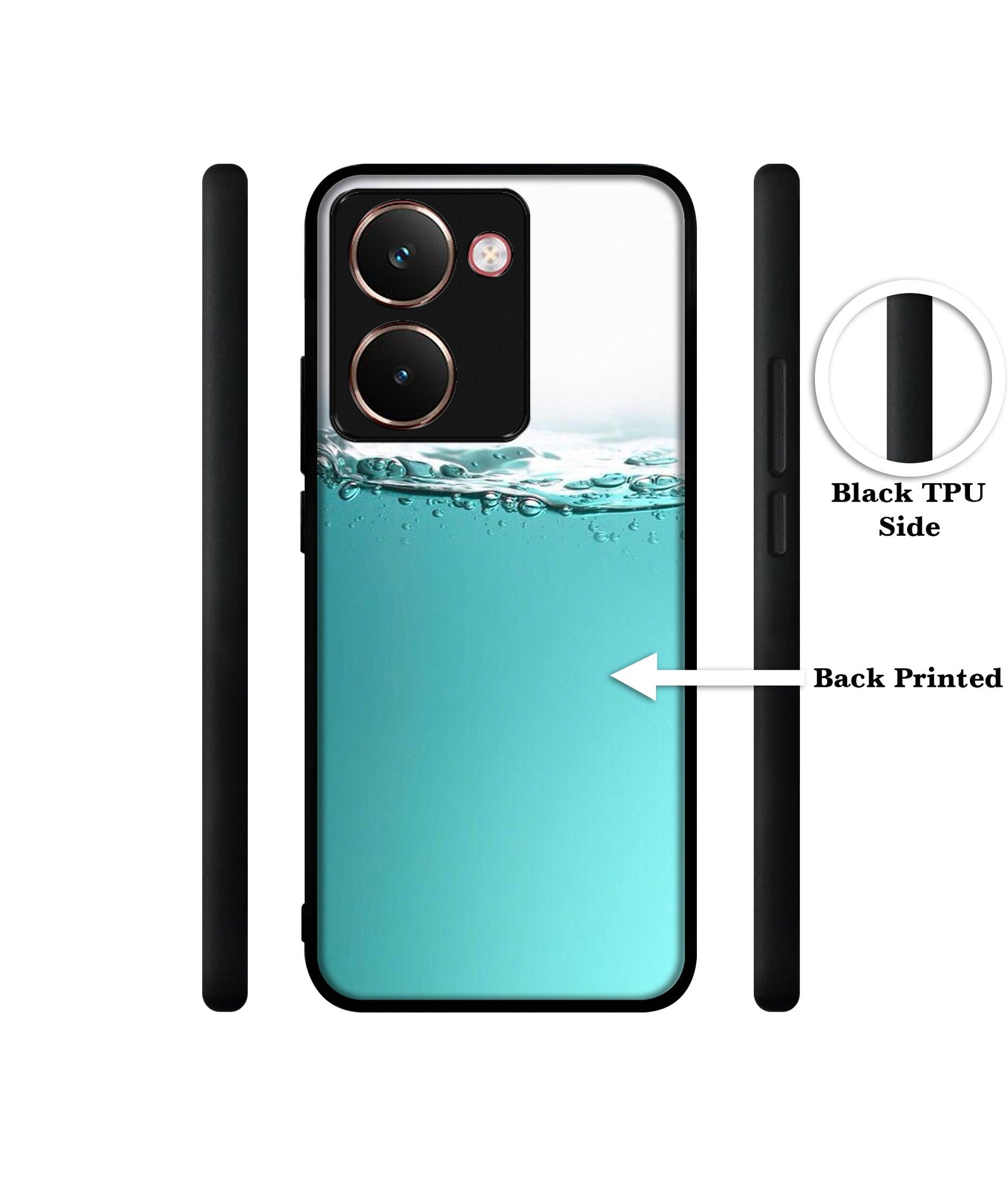 Half Fill Designer 2D Printed Back Case Cover for Realme P3 Ultra 5G