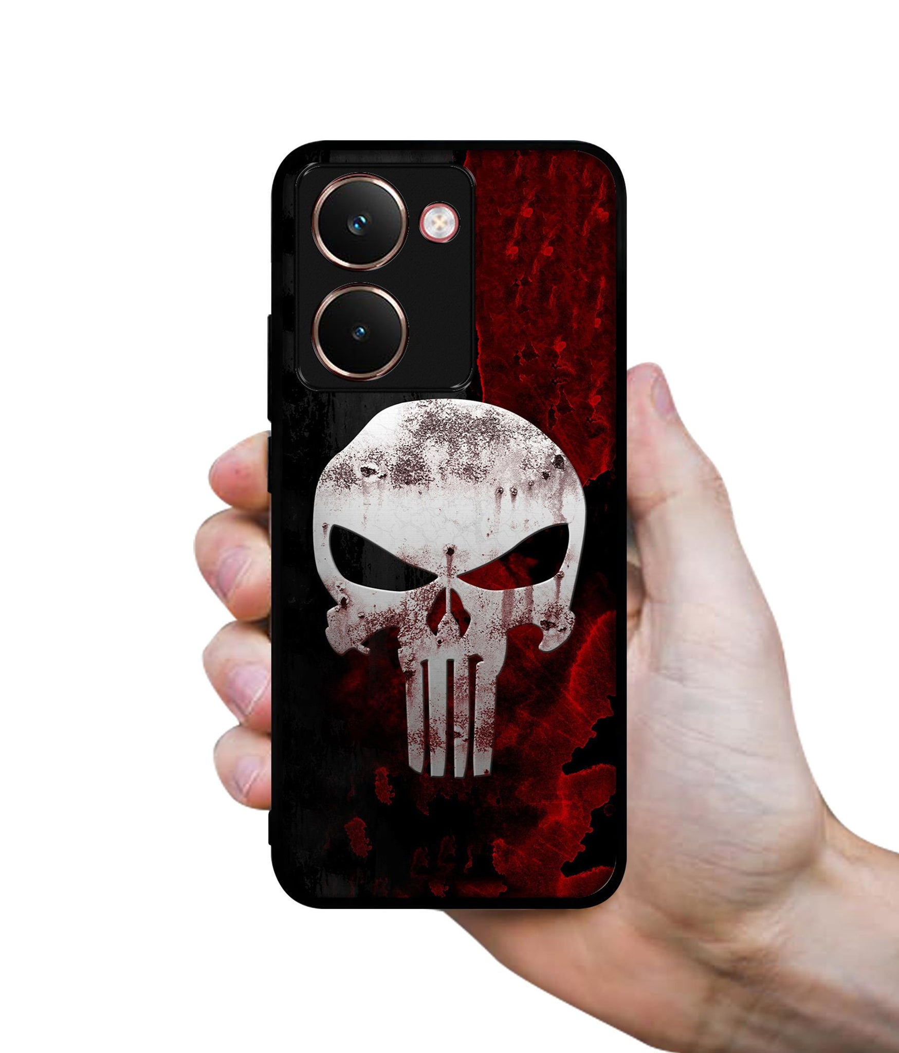 Punisher Skull Designer 2D Printed Back Case Cover for Realme P3 Ultra 5G