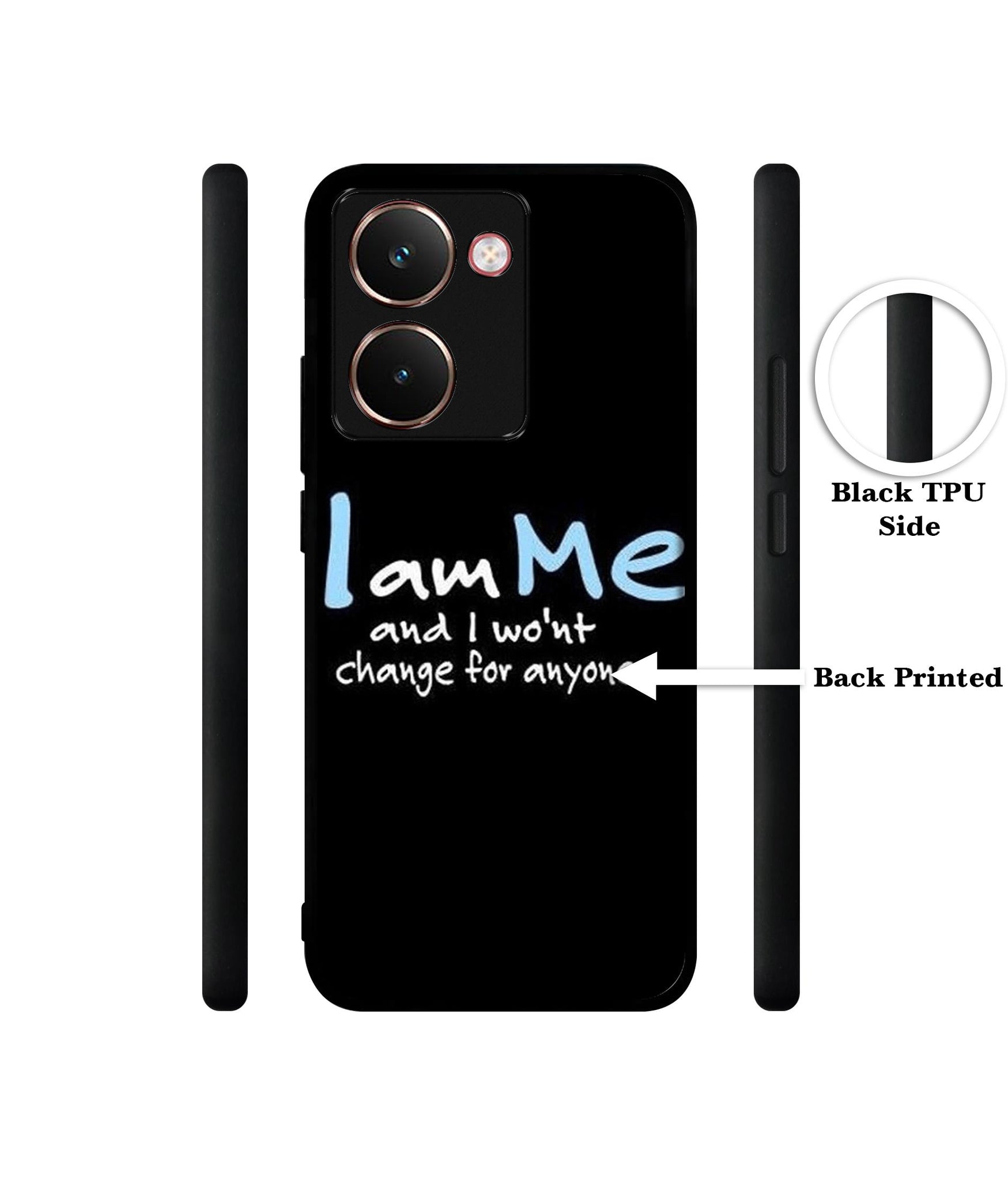 I Am Me Quotes Designer 2D Printed Back Case Cover for Realme P3 Ultra 5G