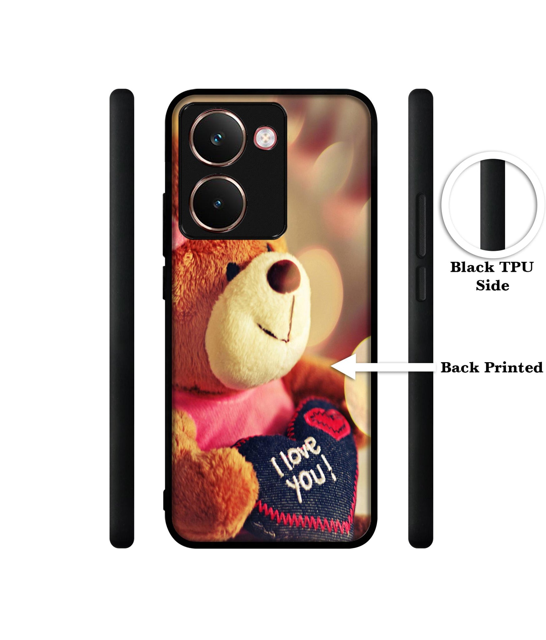 Teddy Bear Designer 2D Printed Back Case Cover for Realme P3 Ultra 5G