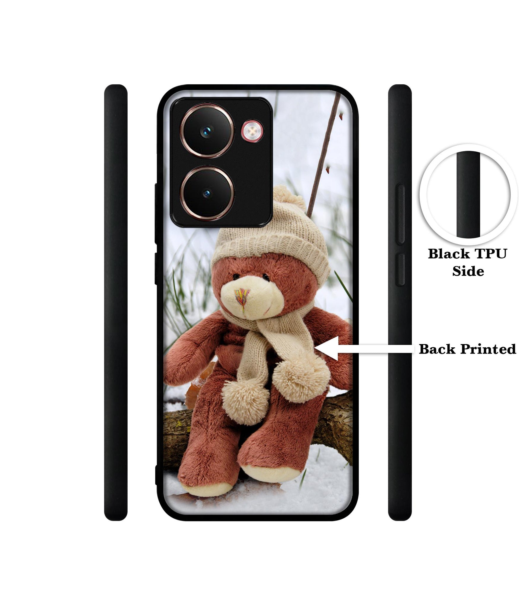 Woolen Bear Designer 2D Printed Back Case Cover for Realme P3 Ultra 5G