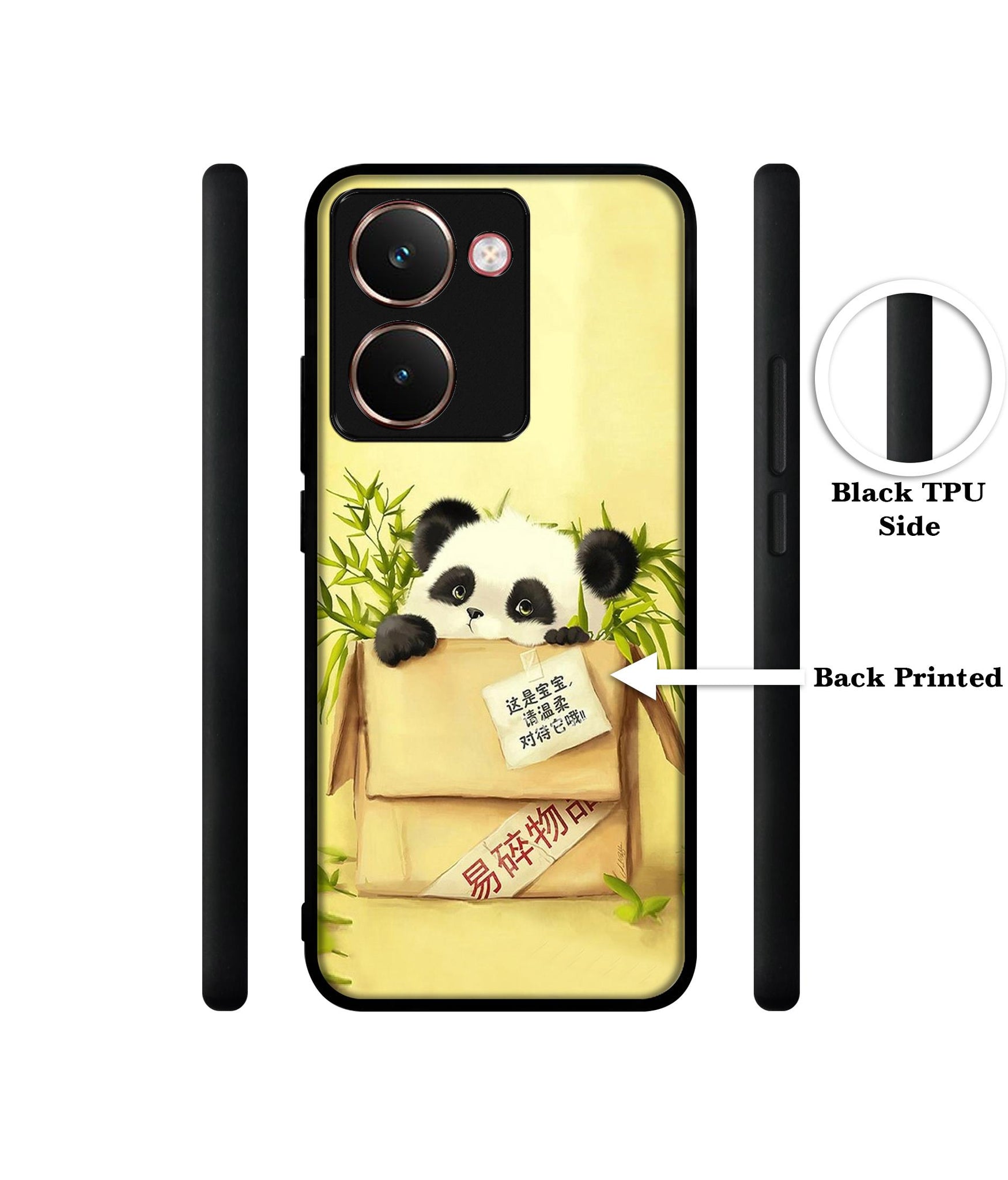 Panda In Box Designer 2D Printed Back Case Cover for Realme P3 Ultra 5G