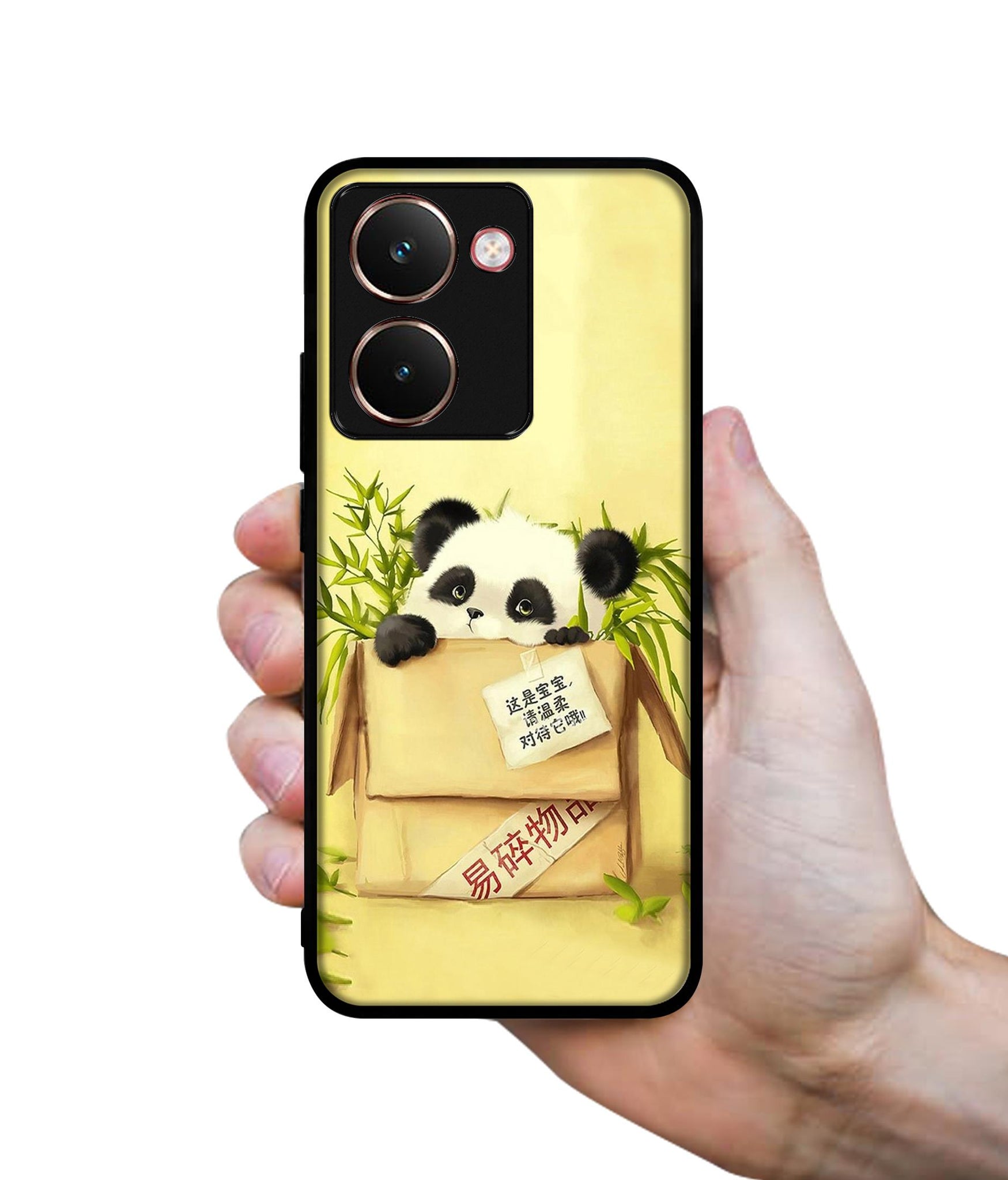 Panda In Box Designer 2D Printed Back Case Cover for Realme P3 Ultra 5G