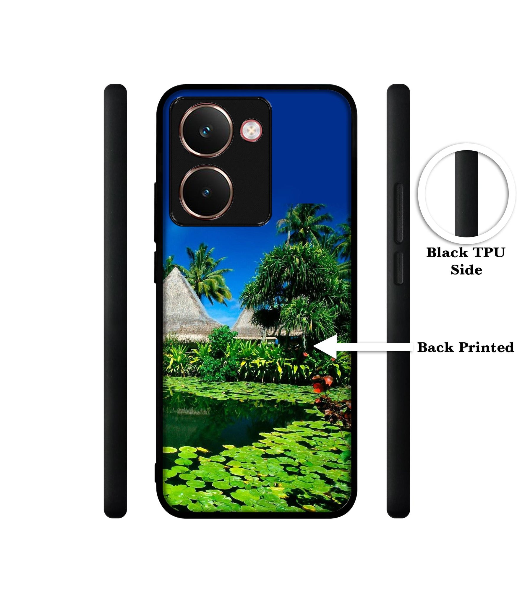 Tropics Water Designer 2D Printed Back Case Cover for Realme P3 Ultra 5G