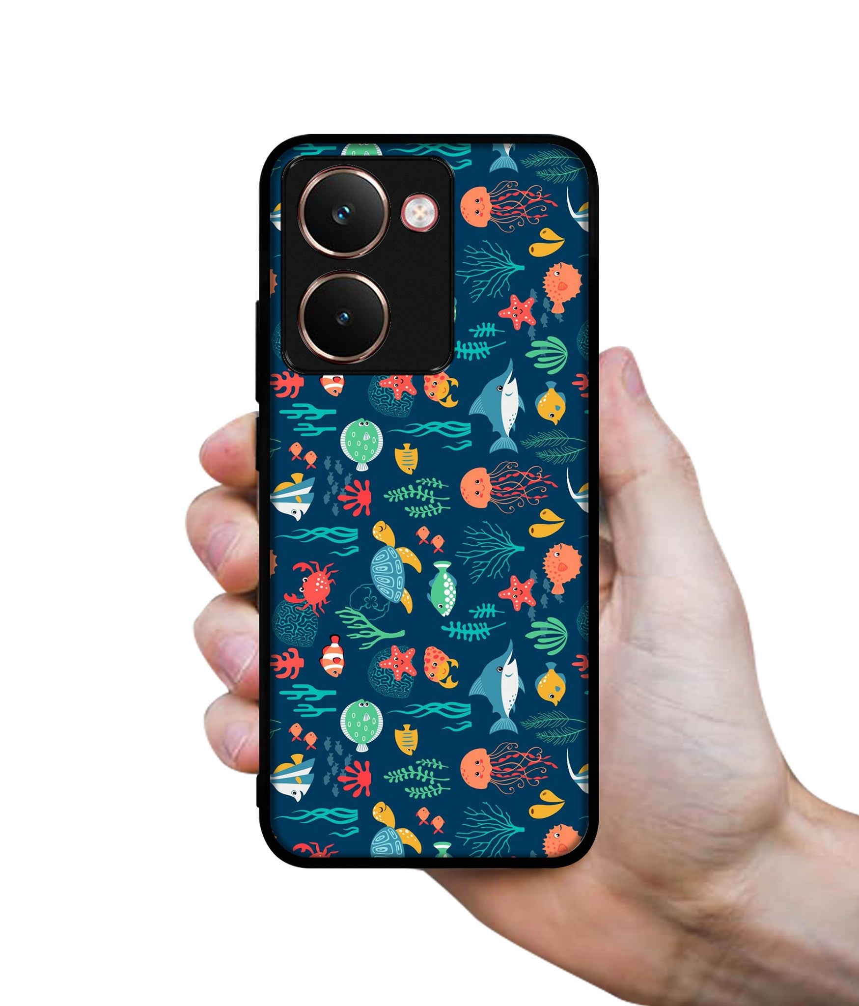 Aquarium Texture Designer 2D Printed Back Case Cover for Realme P3 Ultra 5G