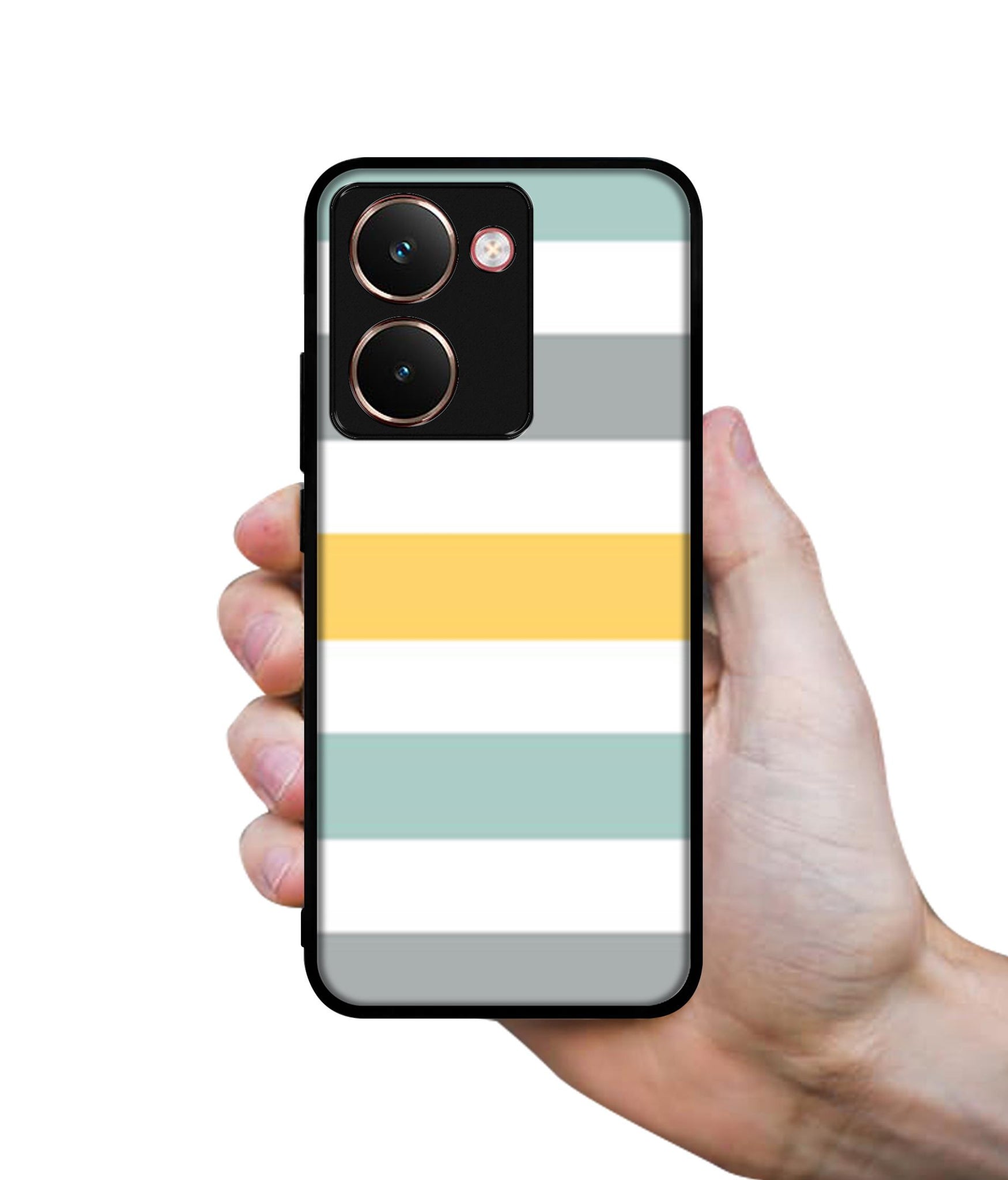 Line Texture Designer 2D Printed Back Case Cover for Realme P3 Ultra 5G