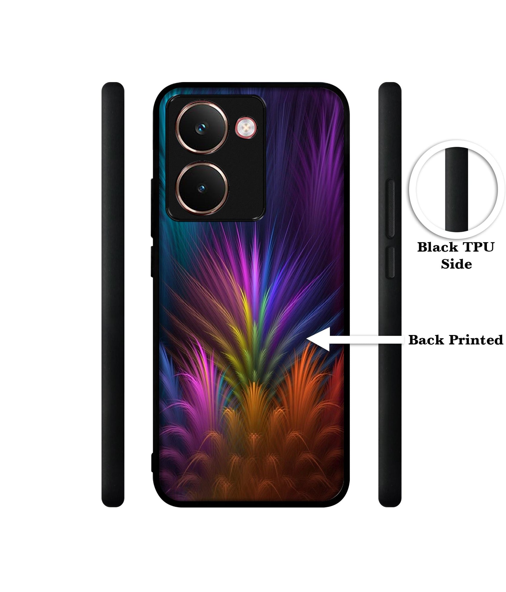 Multicoloured Designer 2D Printed Back Case Cover for Realme P3 Ultra 5G