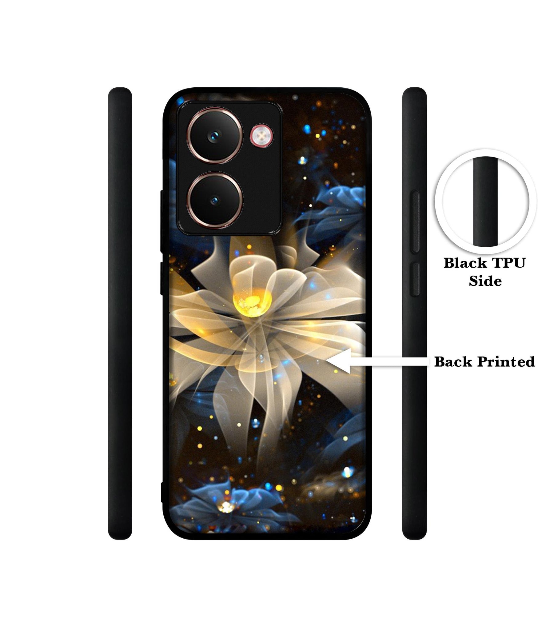 Art Flower Designer 2D Printed Back Case Cover for Realme P3 Ultra 5G