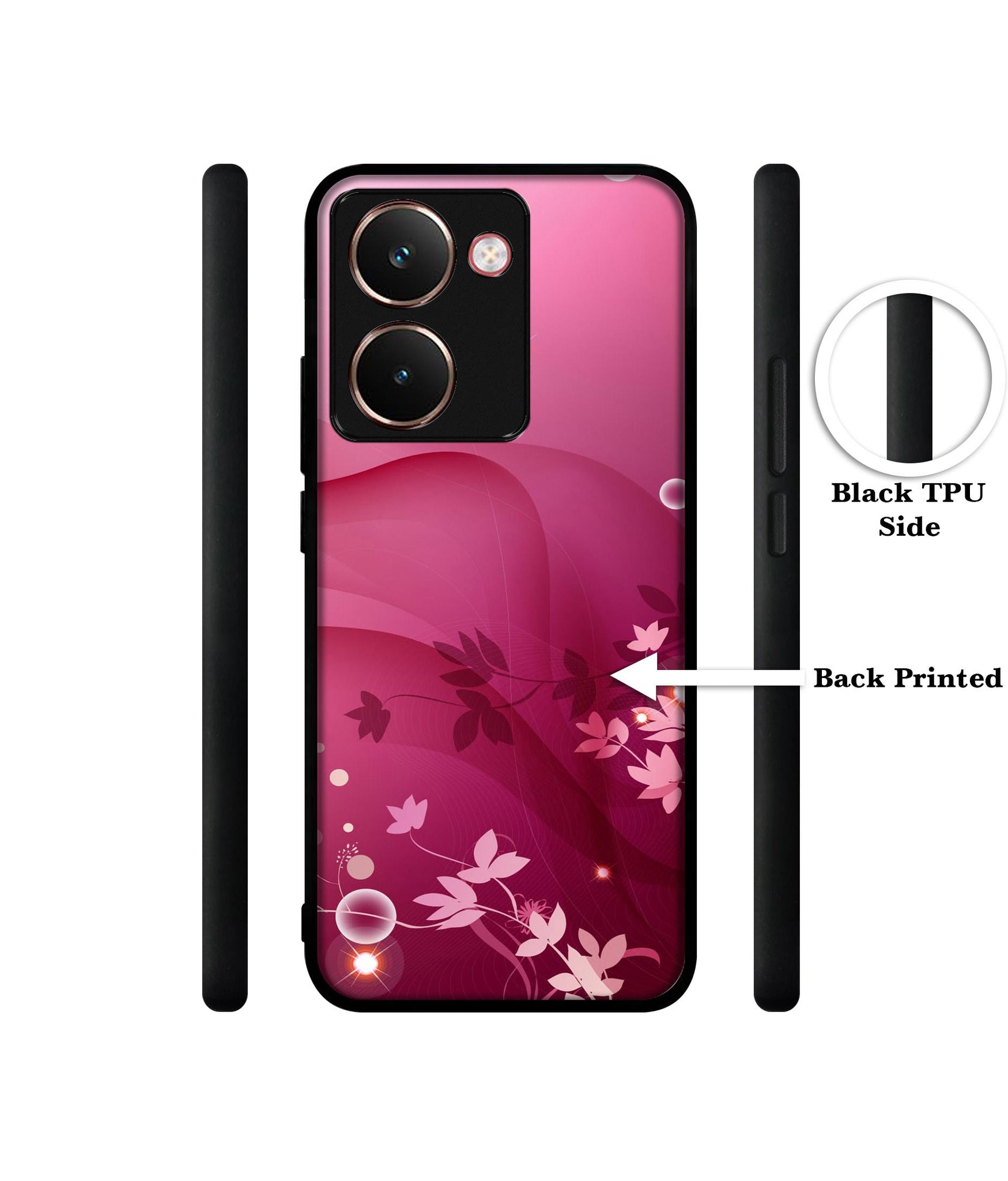 Pink Abstract Designer 2D Printed Back Case Cover for Realme P3 Ultra 5G