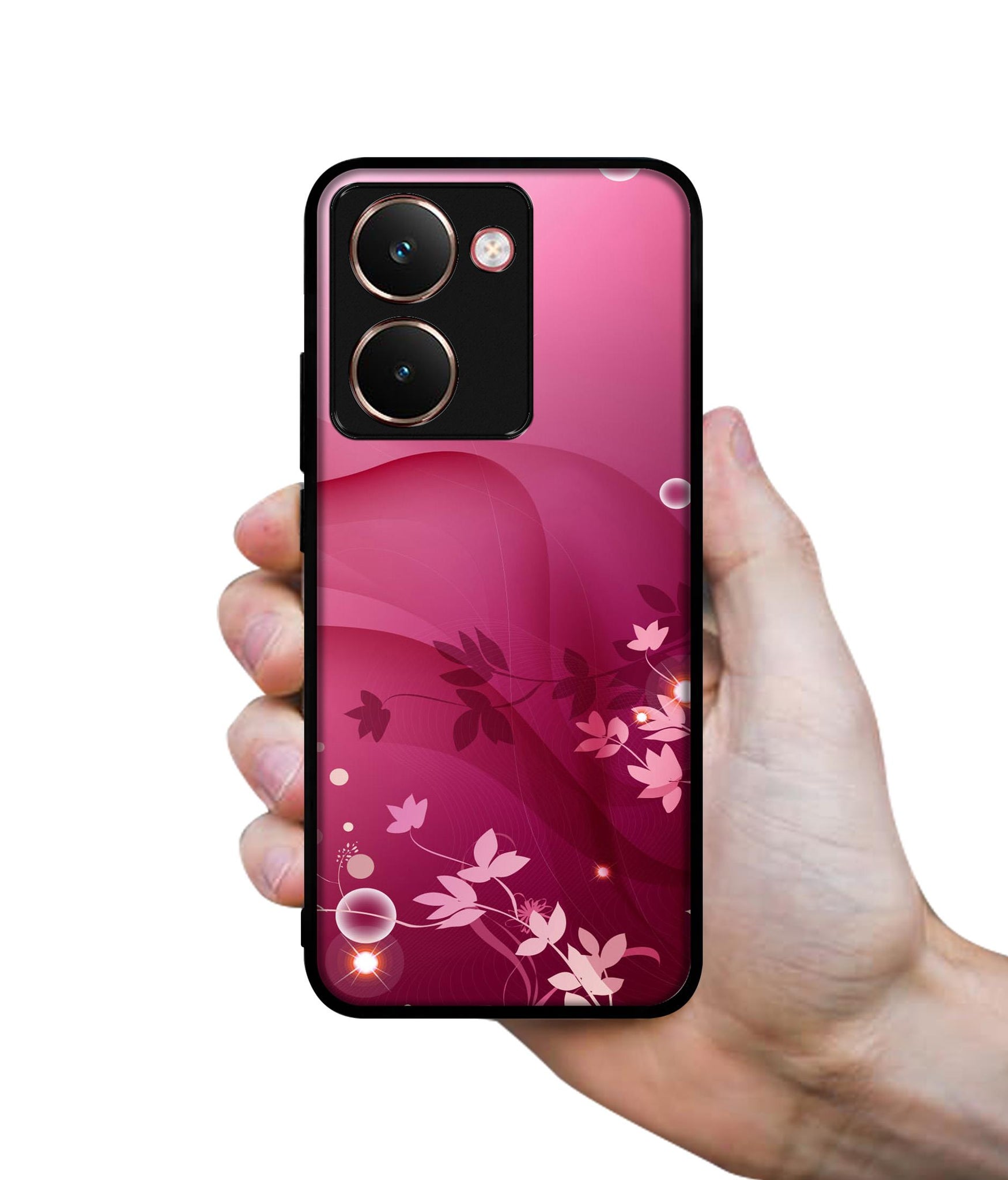 Pink Abstract Designer 2D Printed Back Case Cover for Realme P3 Ultra 5G