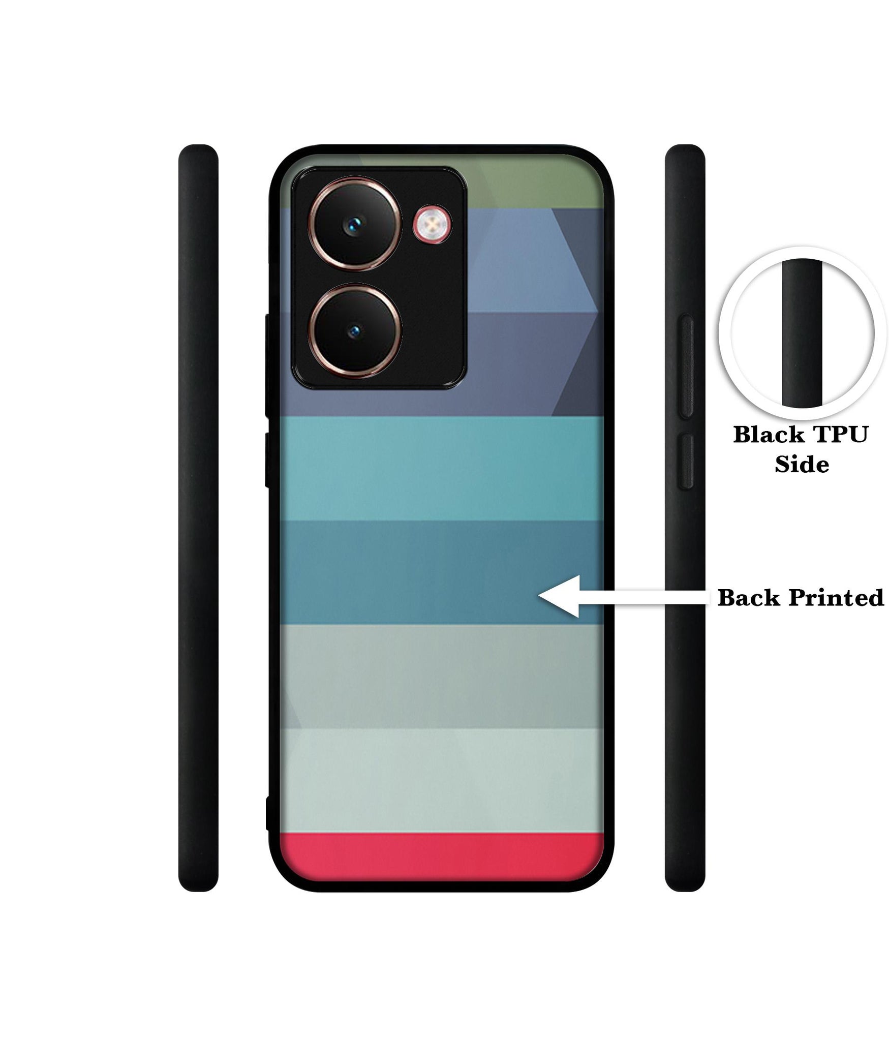 Colorful Lines Designer 2D Printed Back Case Cover for Realme P3 Ultra 5G