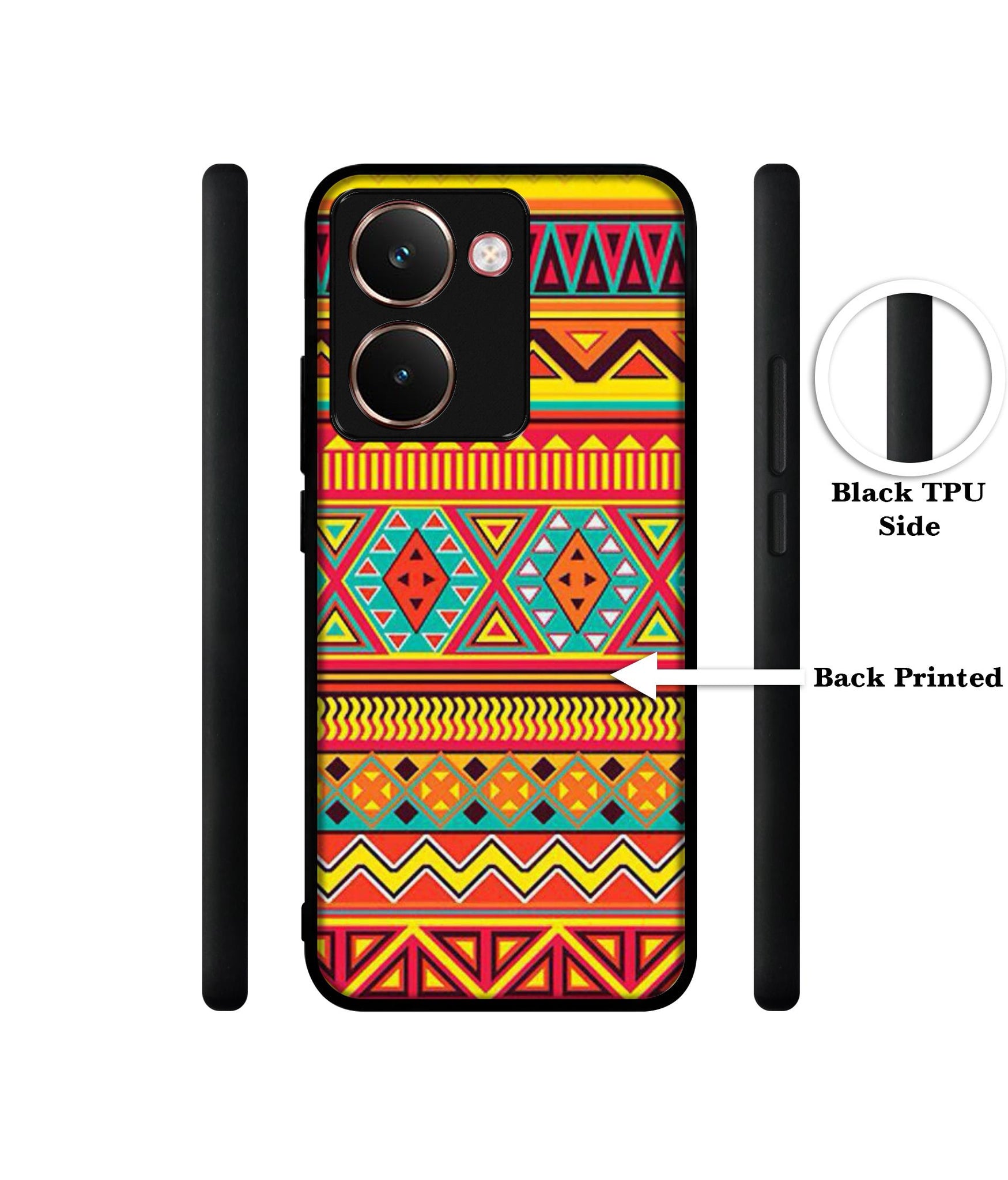 Artistic Rangoli Designer 2D Printed Back Case Cover for Realme P3 Ultra 5G