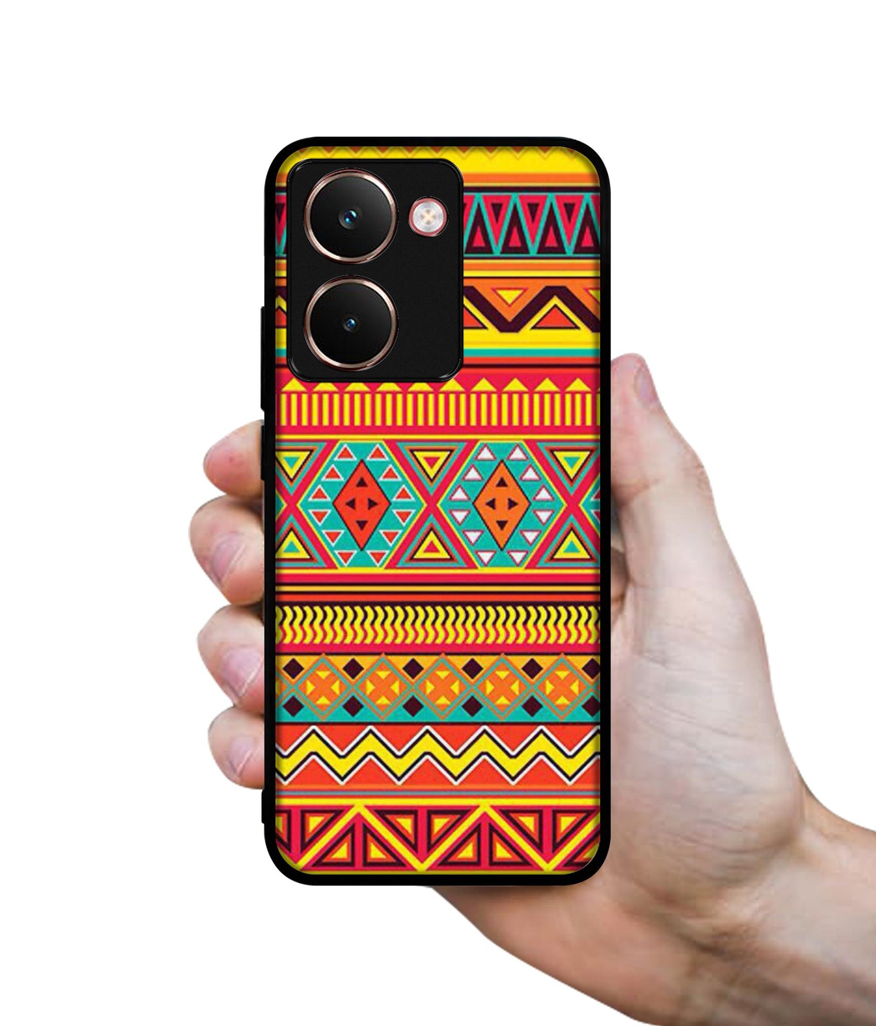 Artistic Rangoli Designer 2D Printed Back Case Cover for Realme P3 Ultra 5G