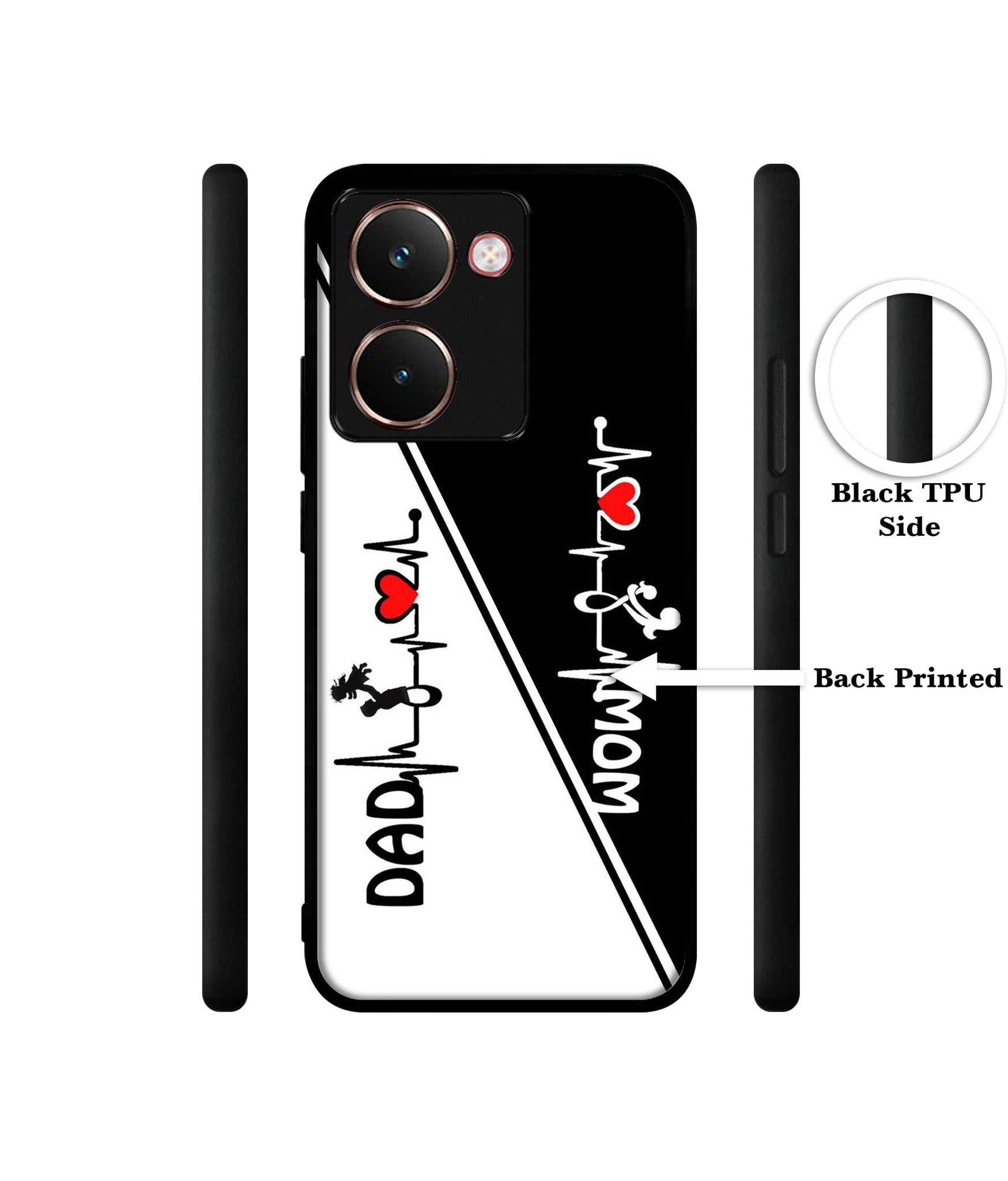 Mom and Dad Lover Designer 2D Printed Back Case Cover for Realme P3 Ultra 5G