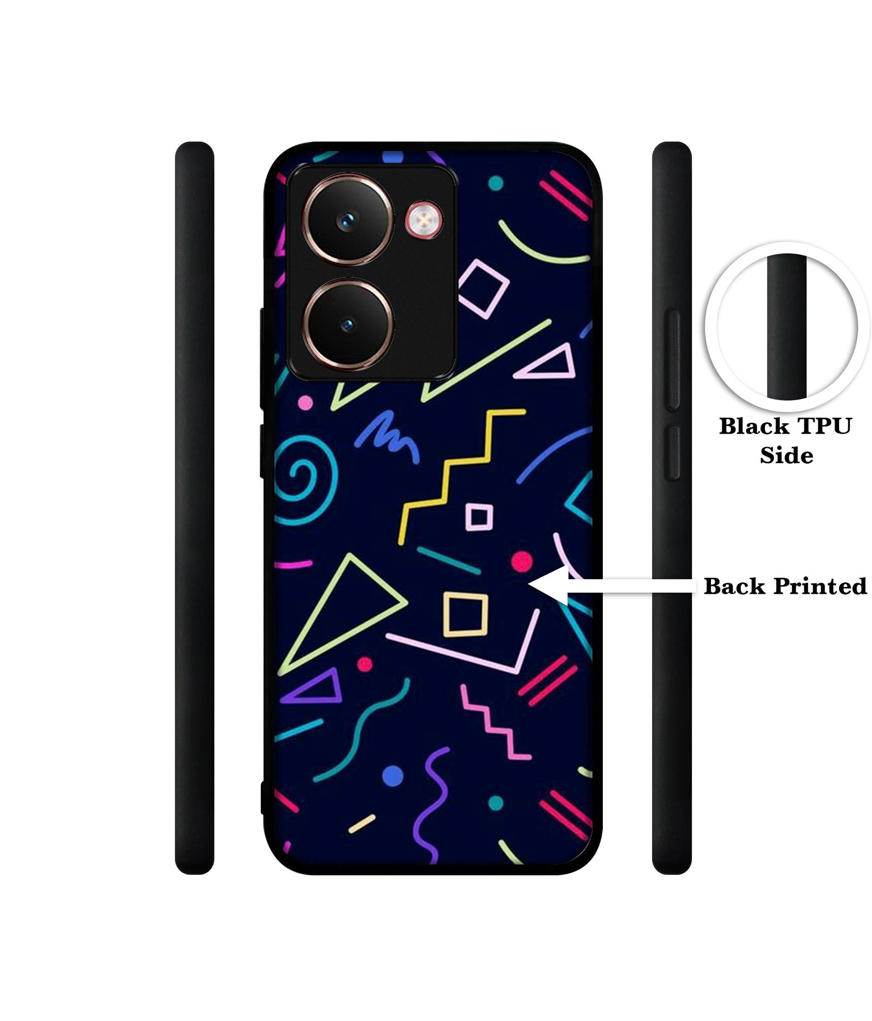 Retro Abstract Designer 2D Printed Back Case Cover for Realme P3 Ultra 5G