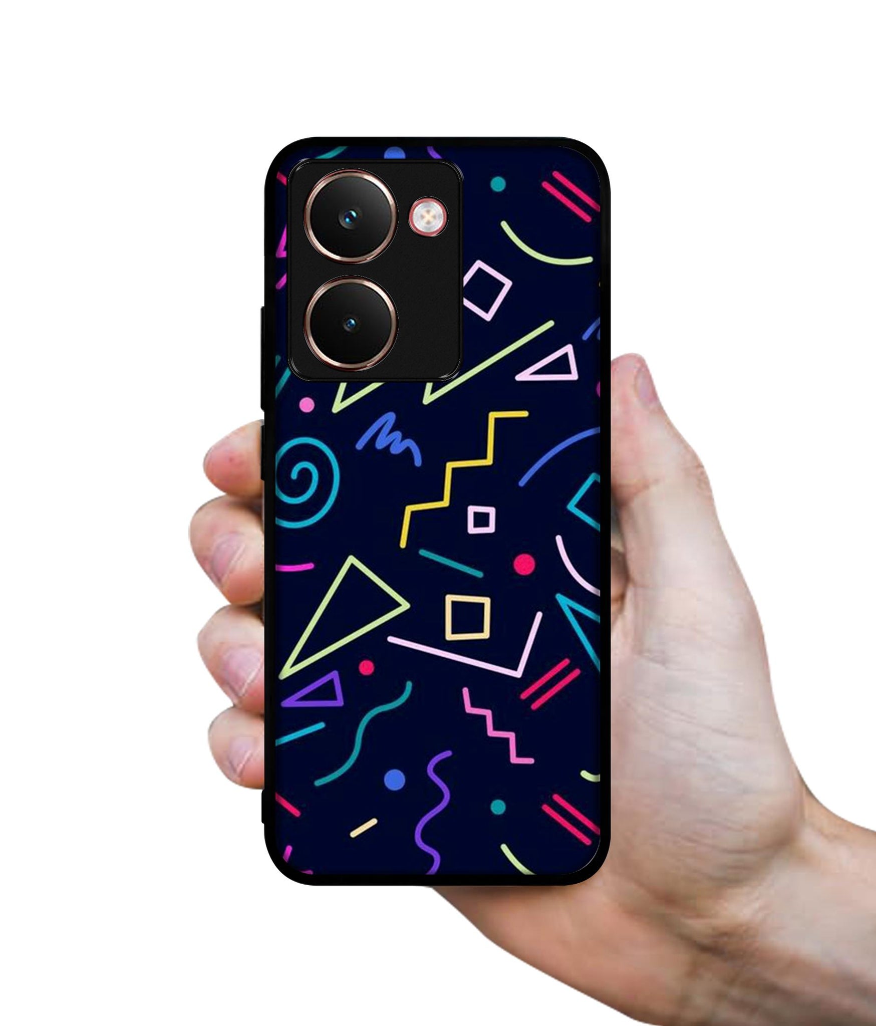 Retro Abstract Designer 2D Printed Back Case Cover for Realme P3 Ultra 5G