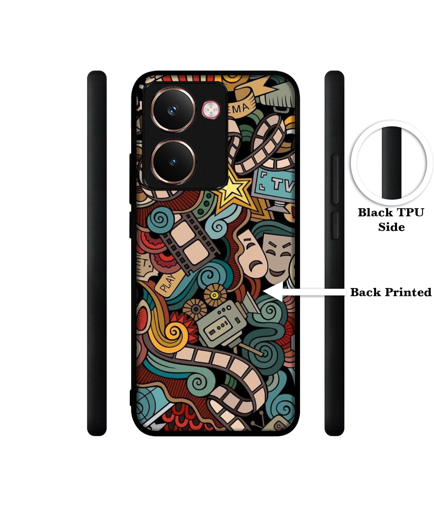 Movies Designer 2D Printed Back Case Cover for Realme P3 Ultra 5G