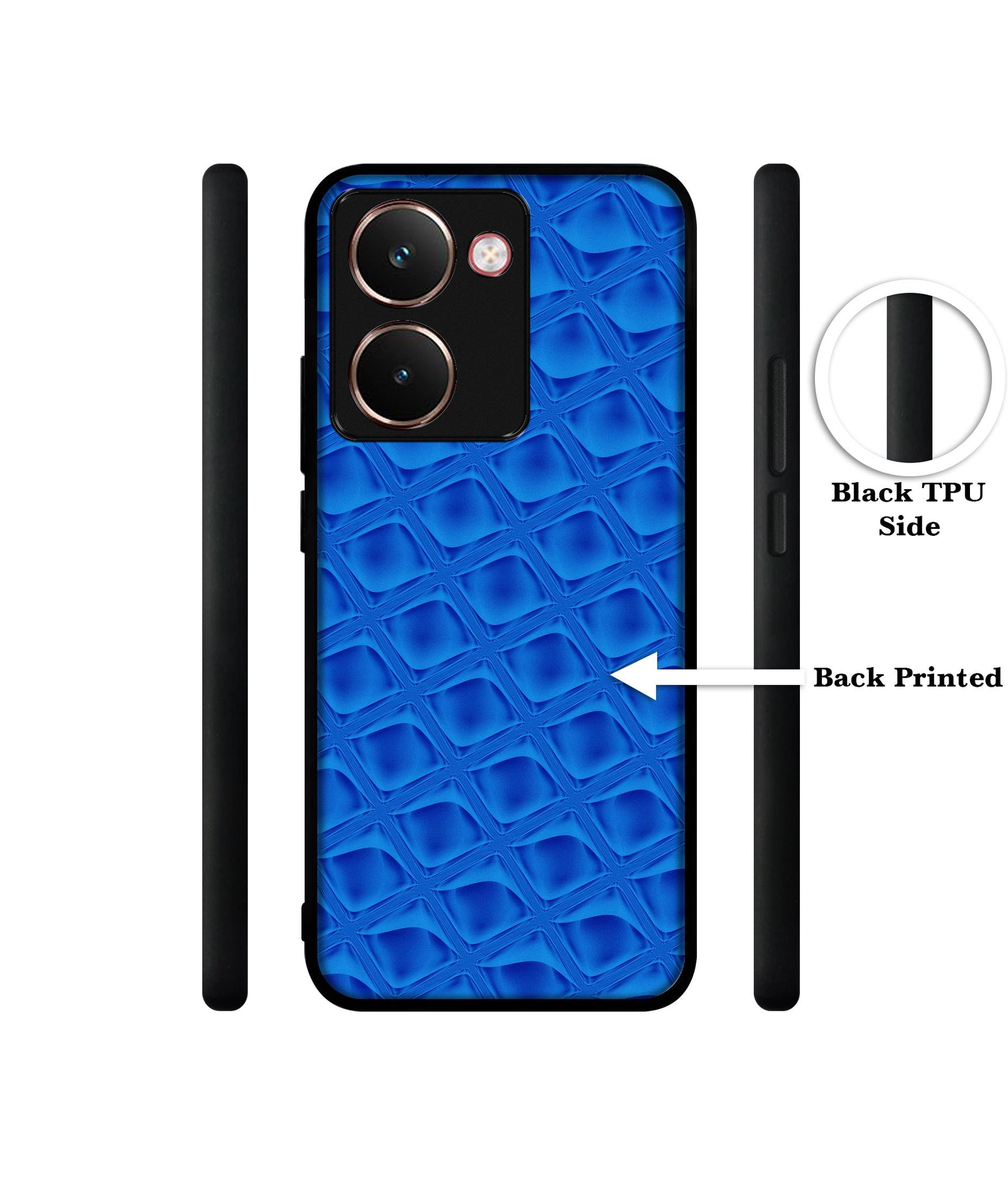 Blue Diamond Designer 2D Printed Back Case Cover for Realme P3 Ultra 5G
