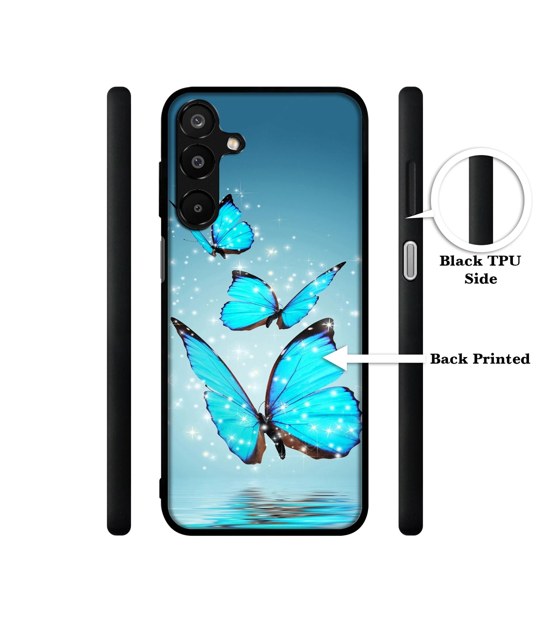 Flying Butterflies Designer 2D Printed Back Case Cover for Samsung Galaxy A16 4G / A16 5G